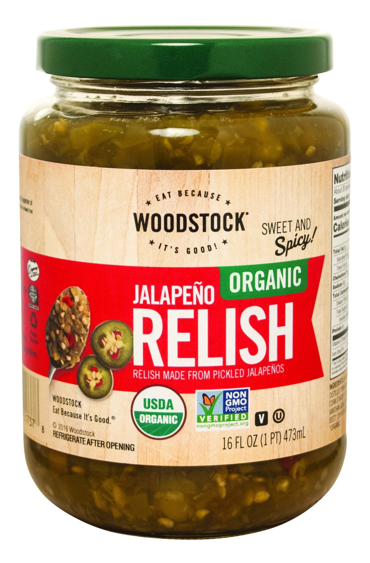 Woodstock Jalapeno Relish