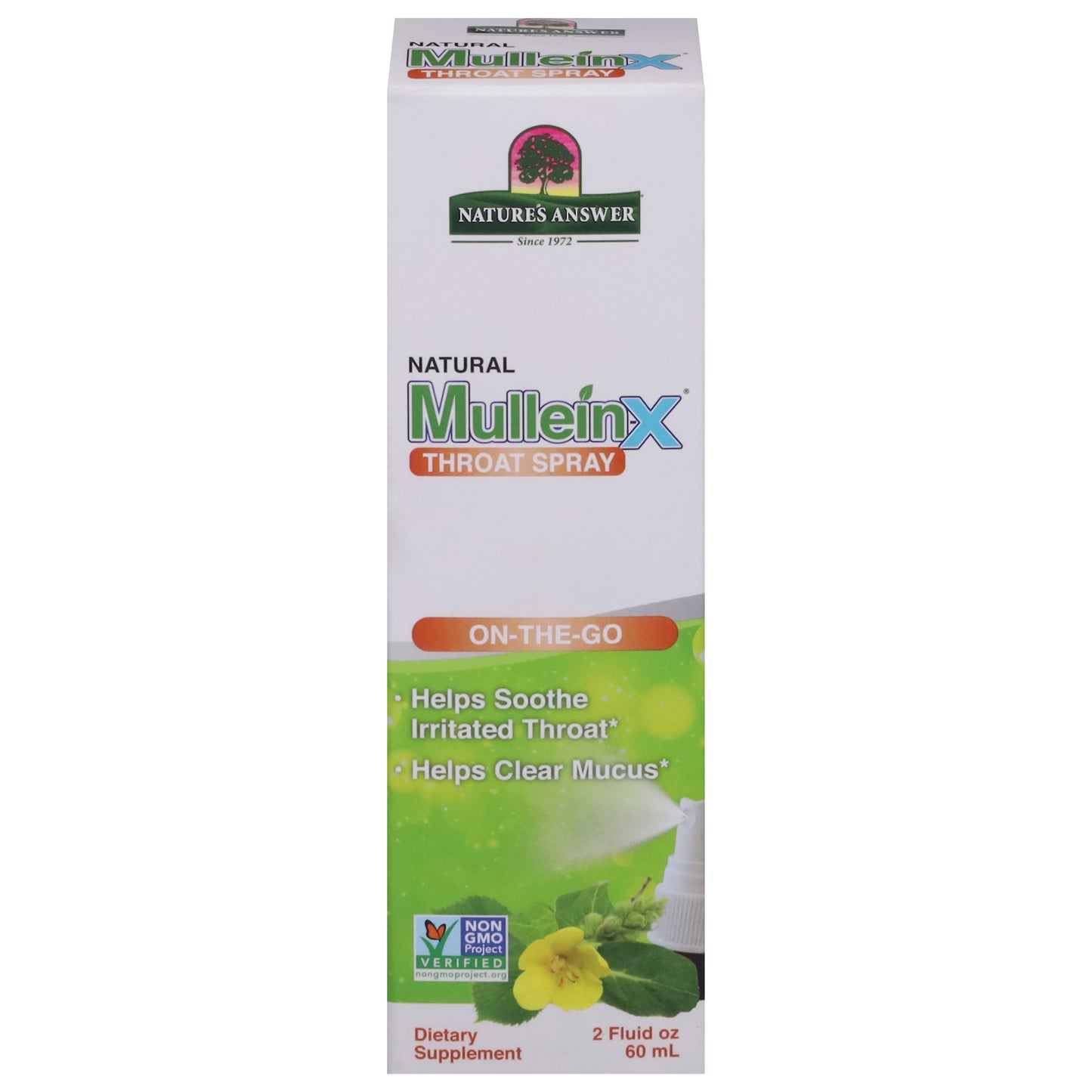 Nature's Answer Mullein-X On-the-Go Throat Spray 2 fl oz