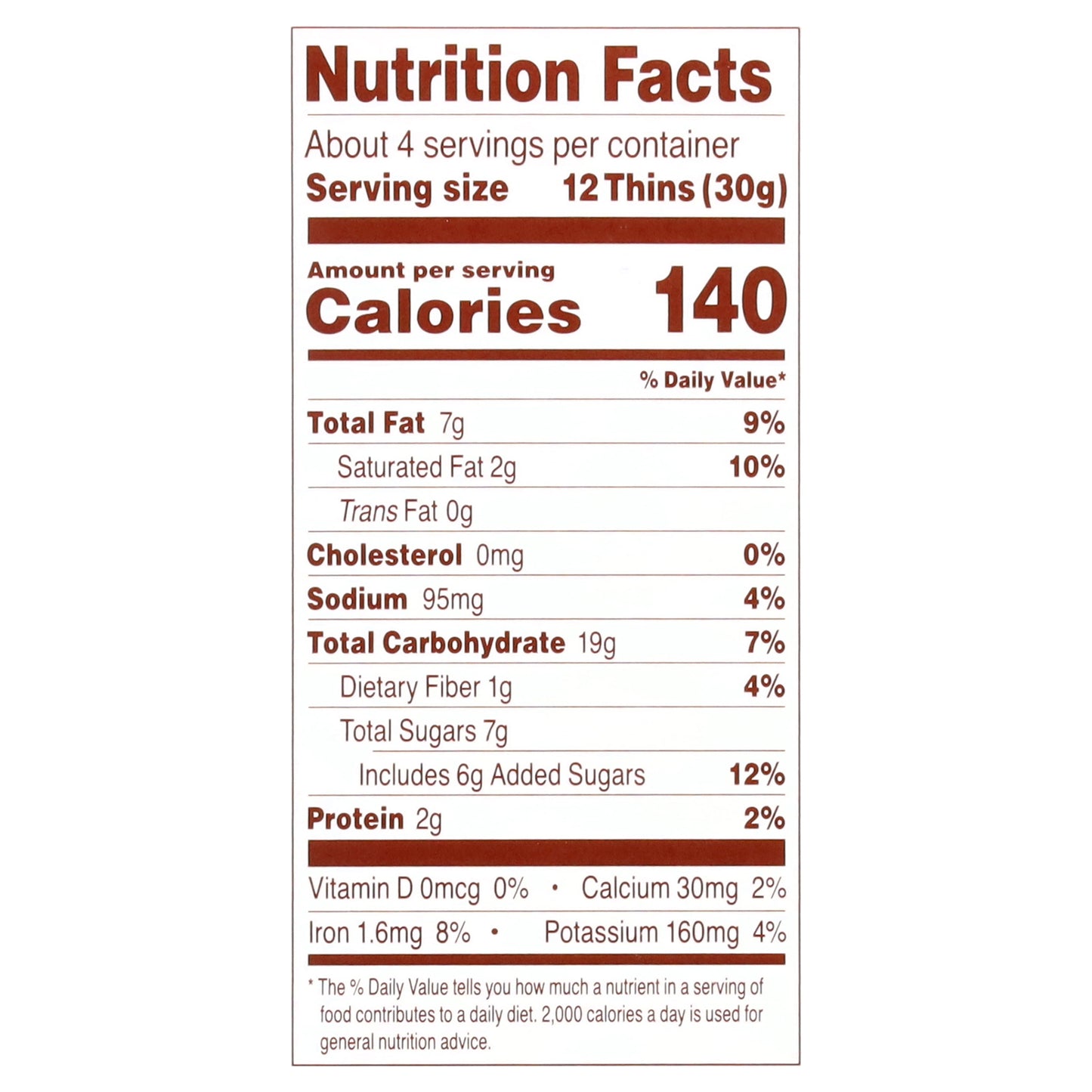 Simple Mills Seed & Nut Flour Chocolate Brownie Sweet Thins 4.25 oz