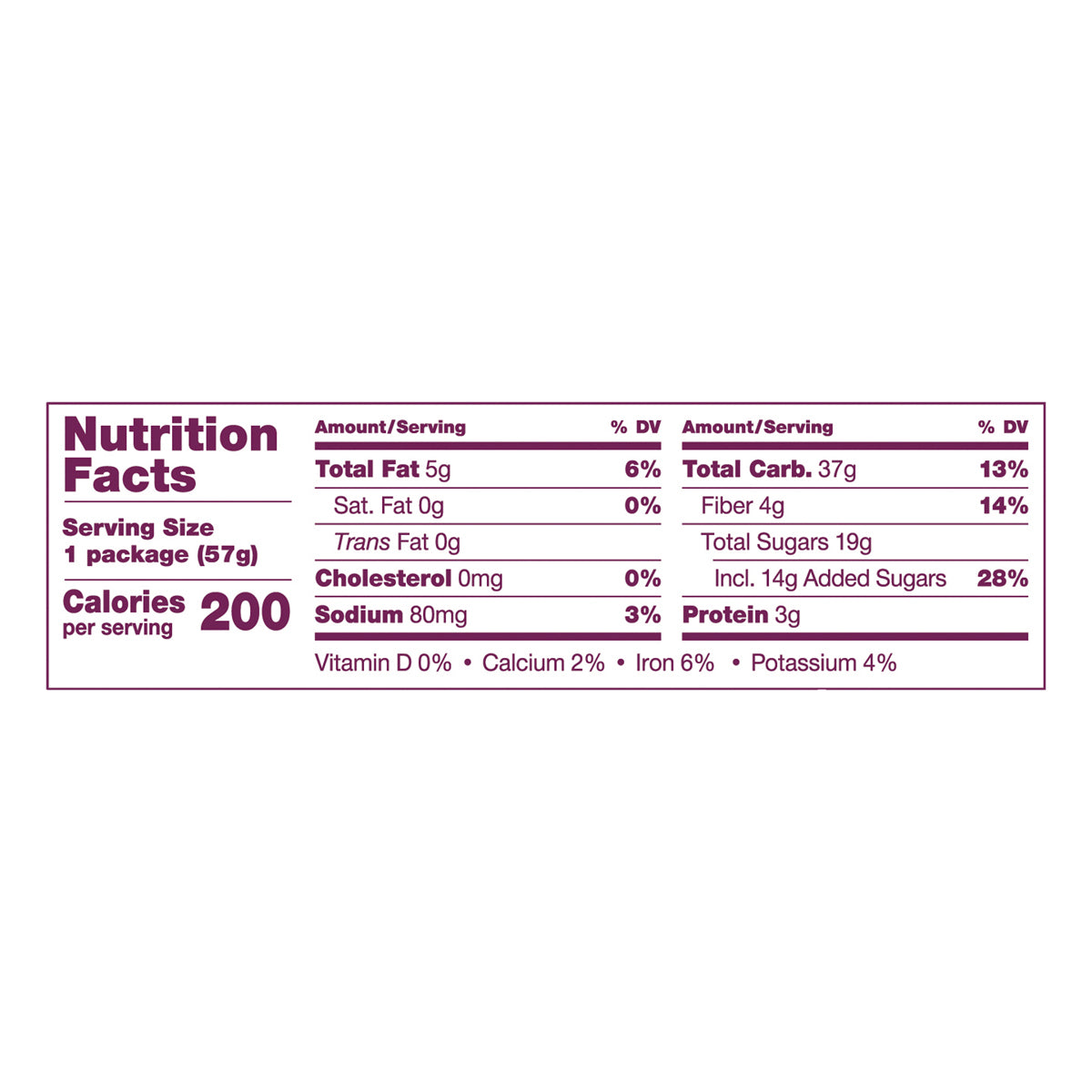 Nature's Bakery Original Fig Whole Wheat Bar, Snack Bar, 1 Each