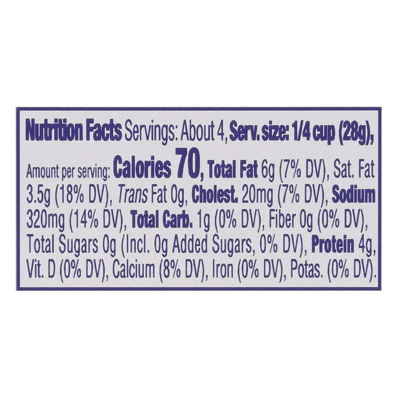 Athenos Crumbled Feta Traditional Cheese 4 oz