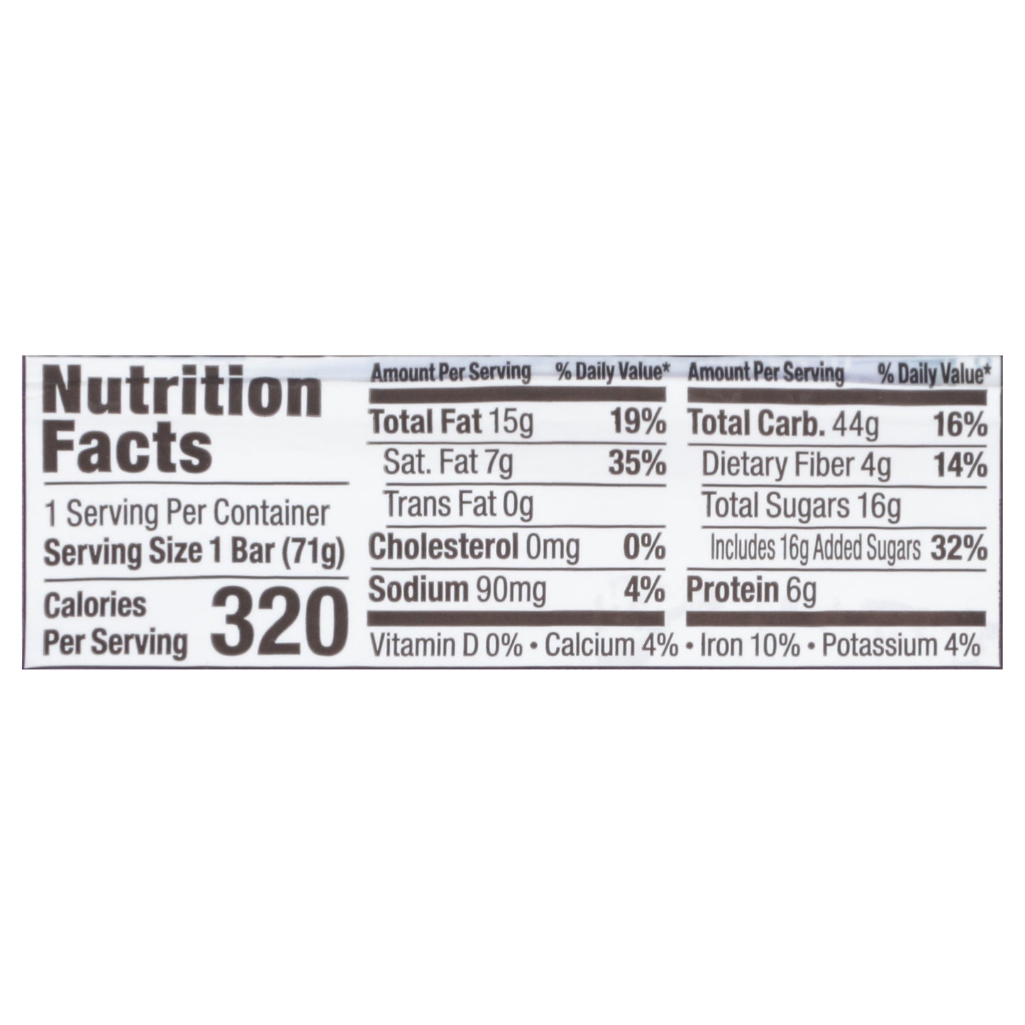 Bobo's Stuff'd Chocolate Almond Butter Oat Bar 2.5 oz