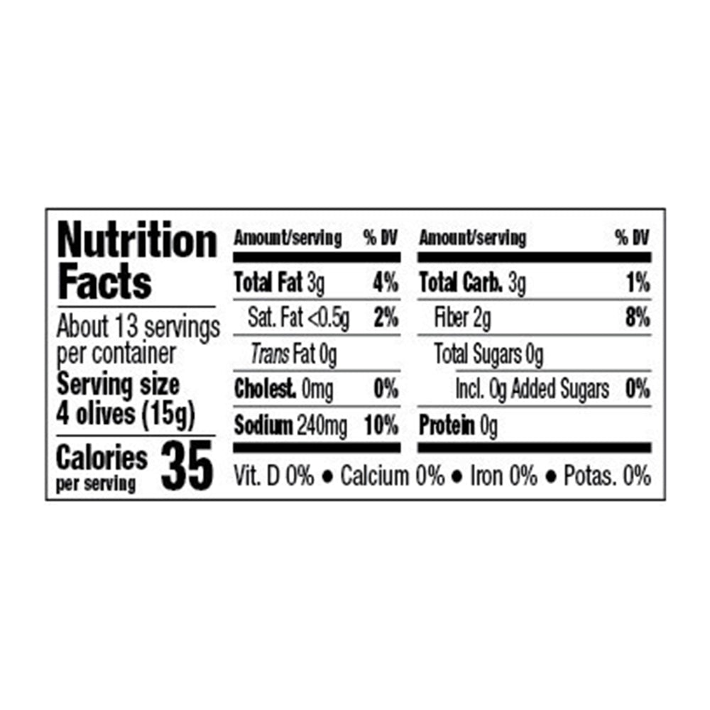 Jeff's Garden Organic Pitted Greek Kalamata Olives, 7 oz Dr. Wt.