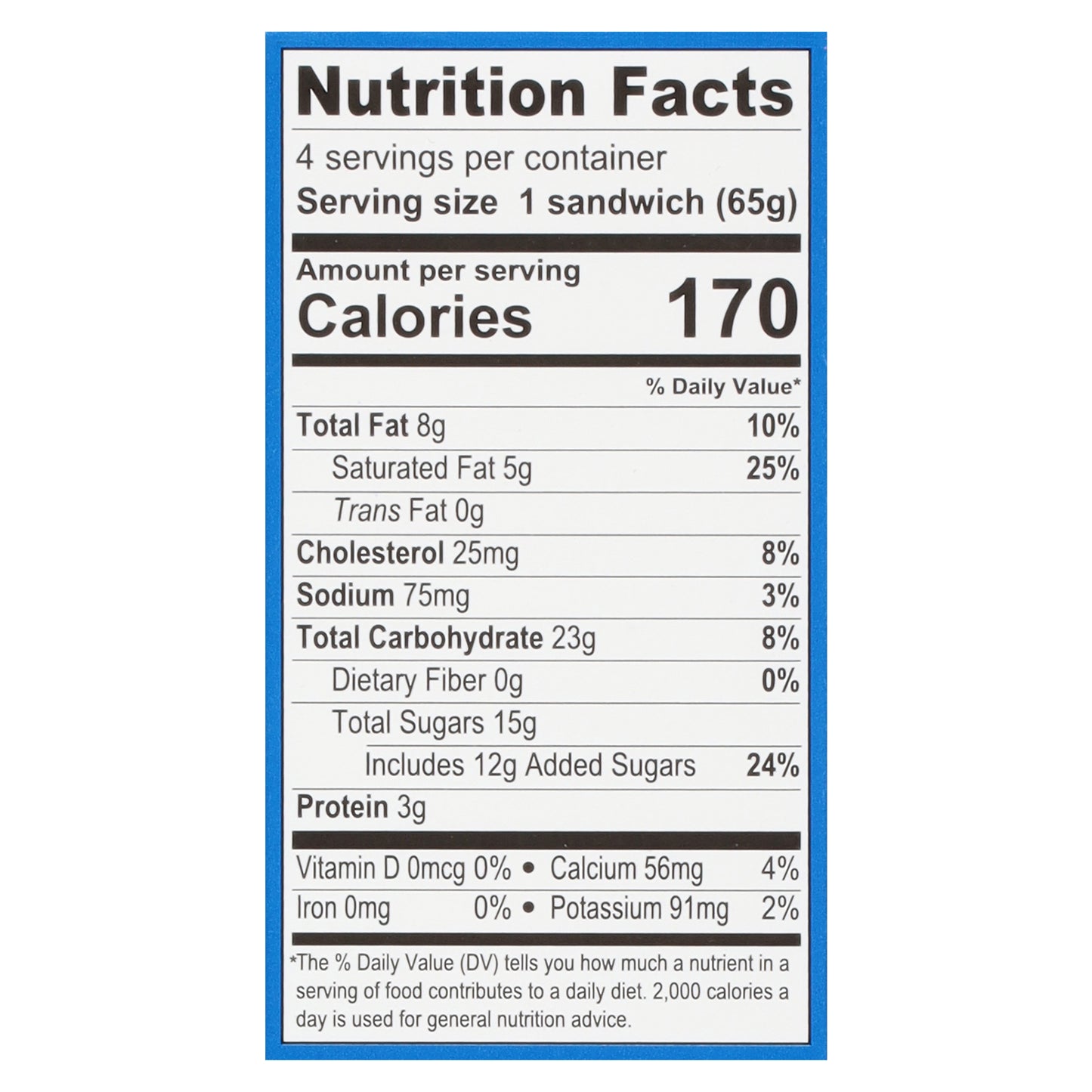 Alden's Organic Round Sammies Ice Cream Sandwich 4 - 3.5 fl oz Sandwiches