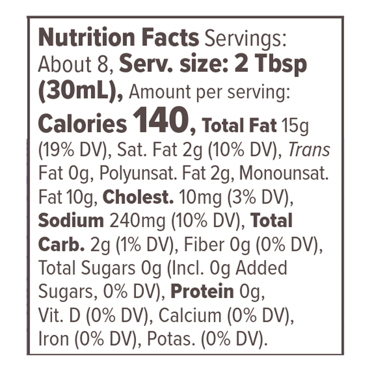 Primal Kitchen Caesar Dressing & Marinade 8 fl oz