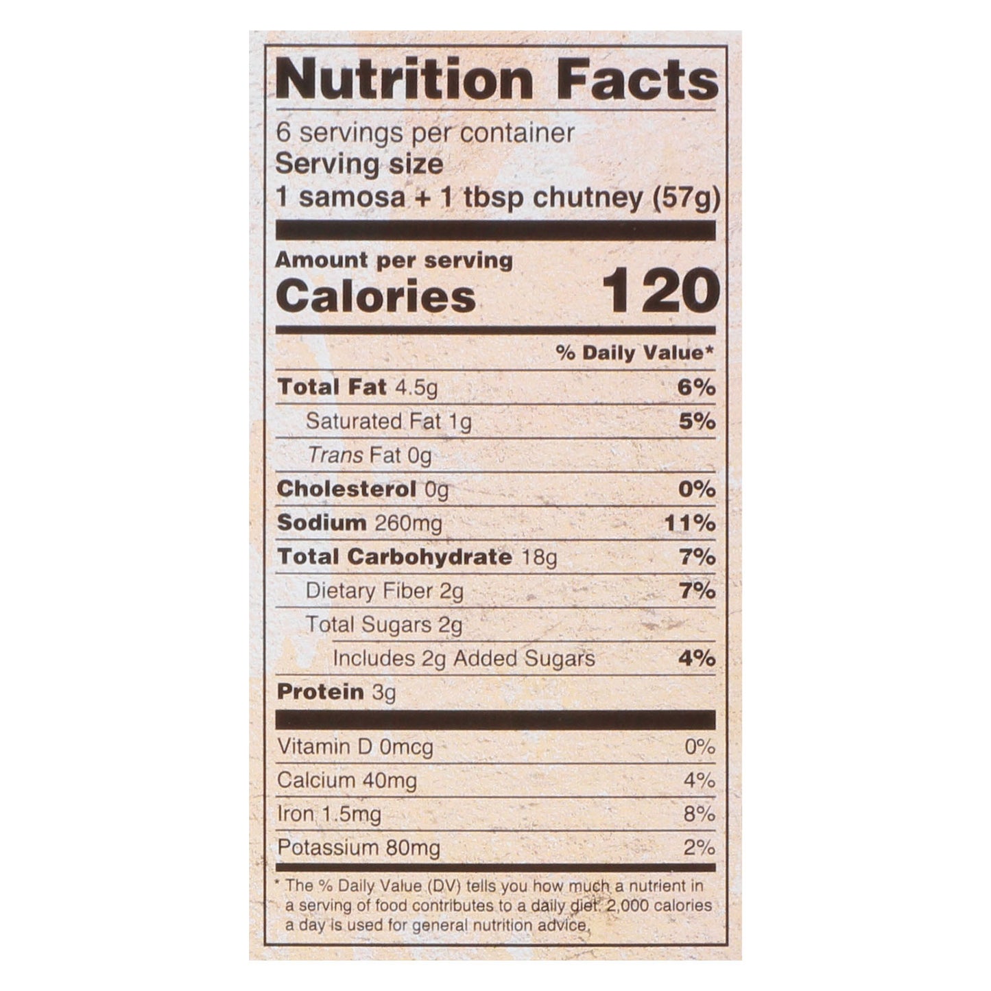 Deep Potato & Pea Samosas 12 oz