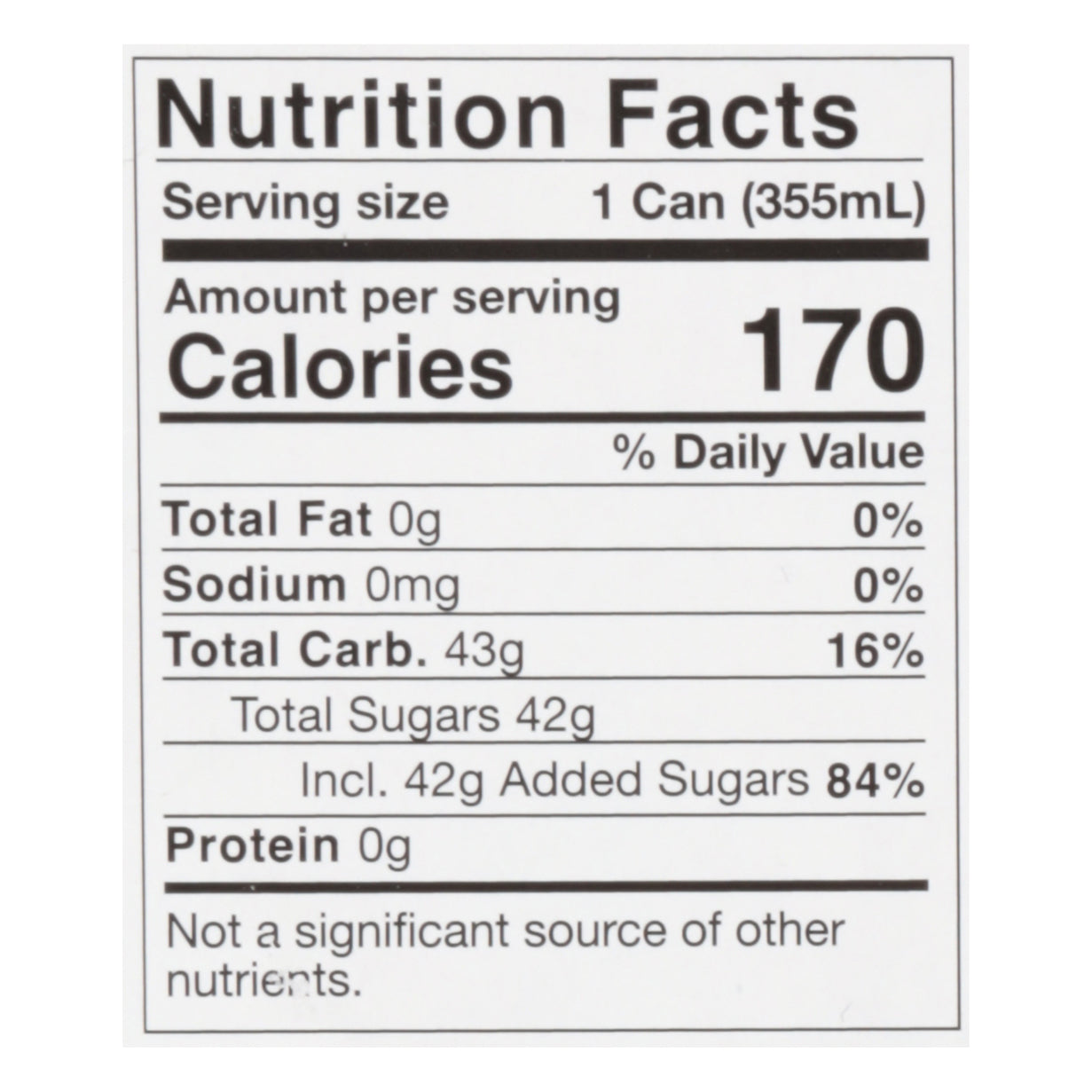 Virgil's Vanilla Cream Soda 4 - 12 fl oz Cans