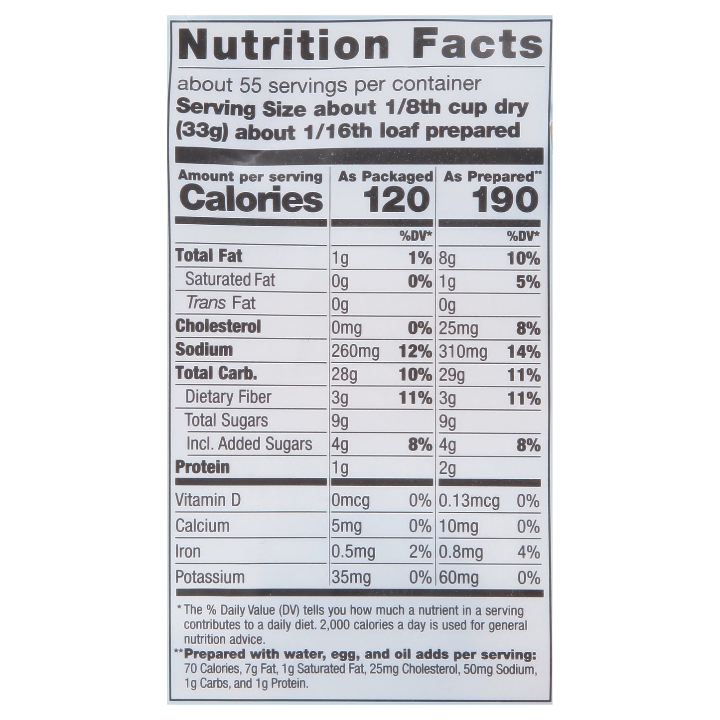 Pamela's Bread Mix 4 lb