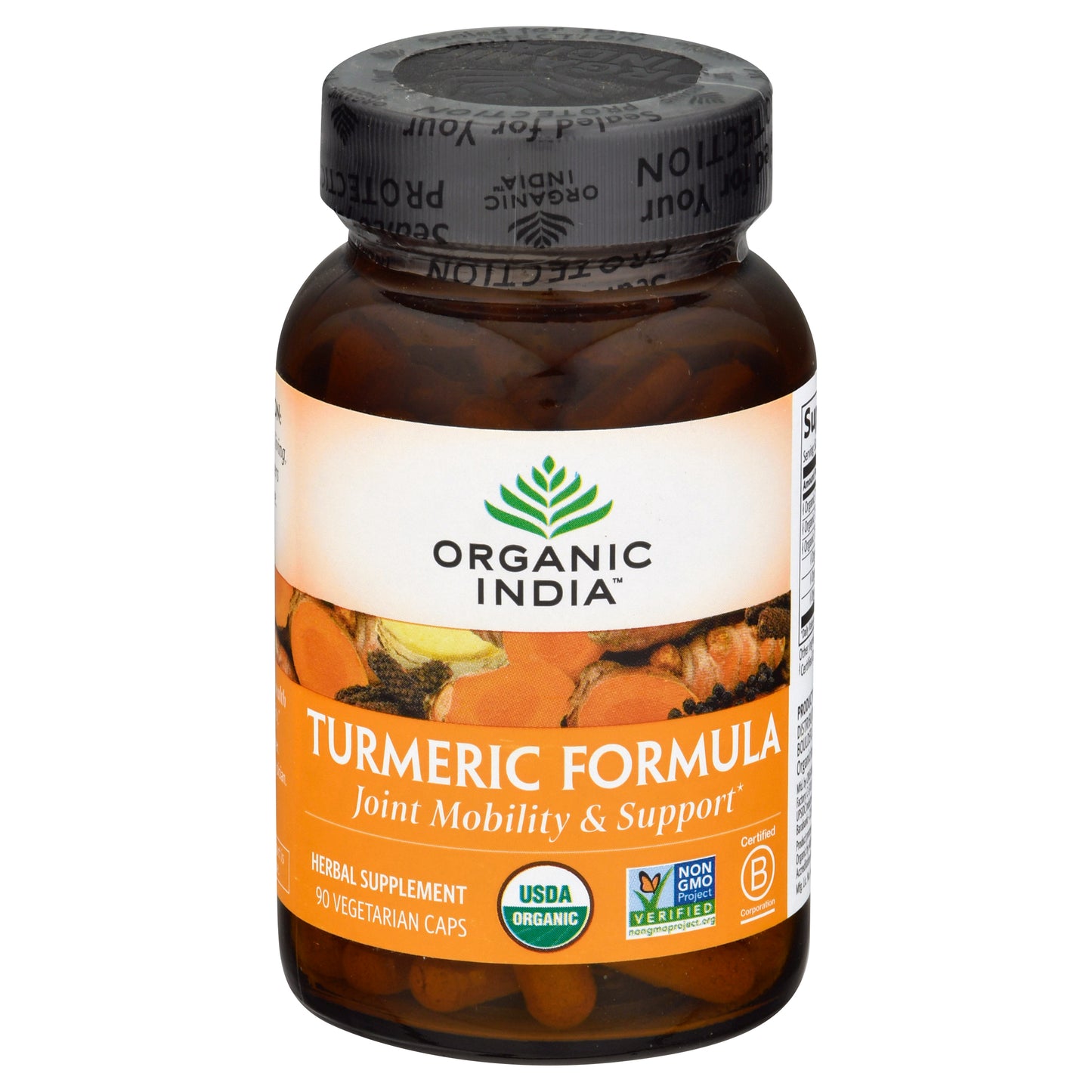 Organic India Vegetarian Caps Turmeric Formula 90 ea