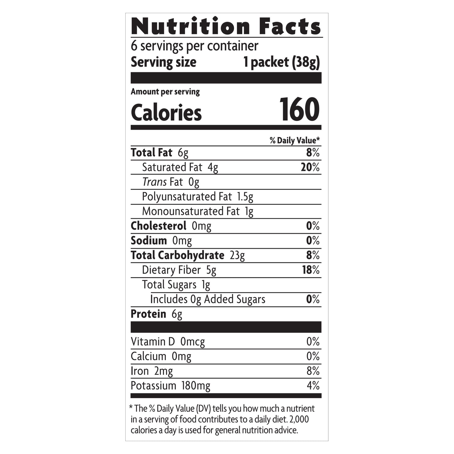 Nature's Path Qi'a Organic Creamy Coconut Oatmeal 8oz Box