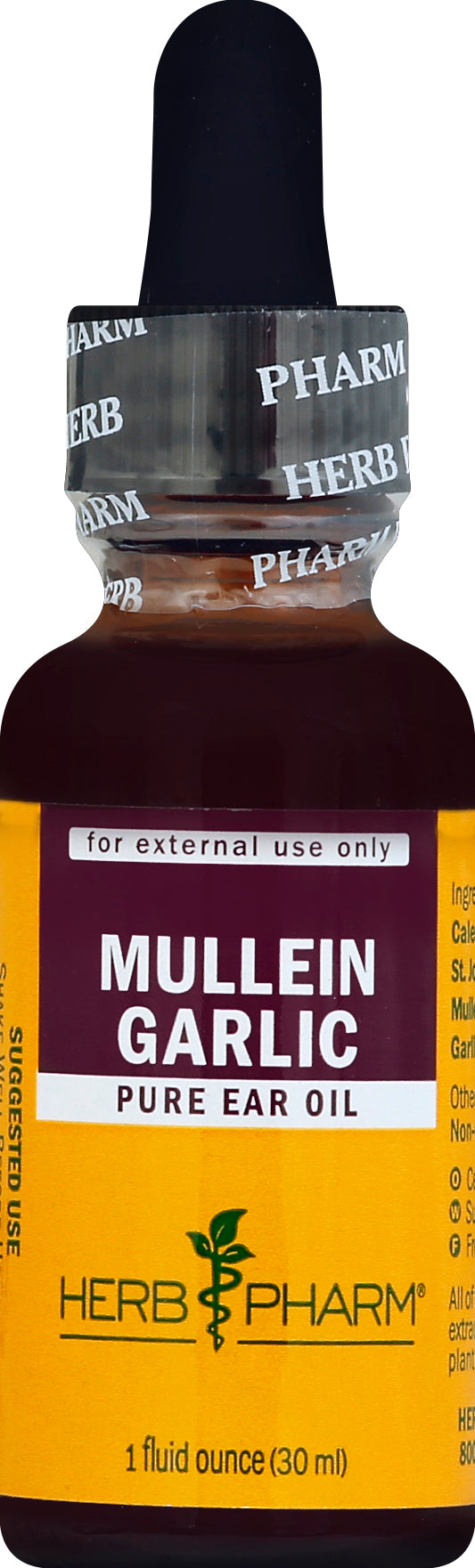 Herb Pharm Mullein Garlic Ear Oil 1 oz