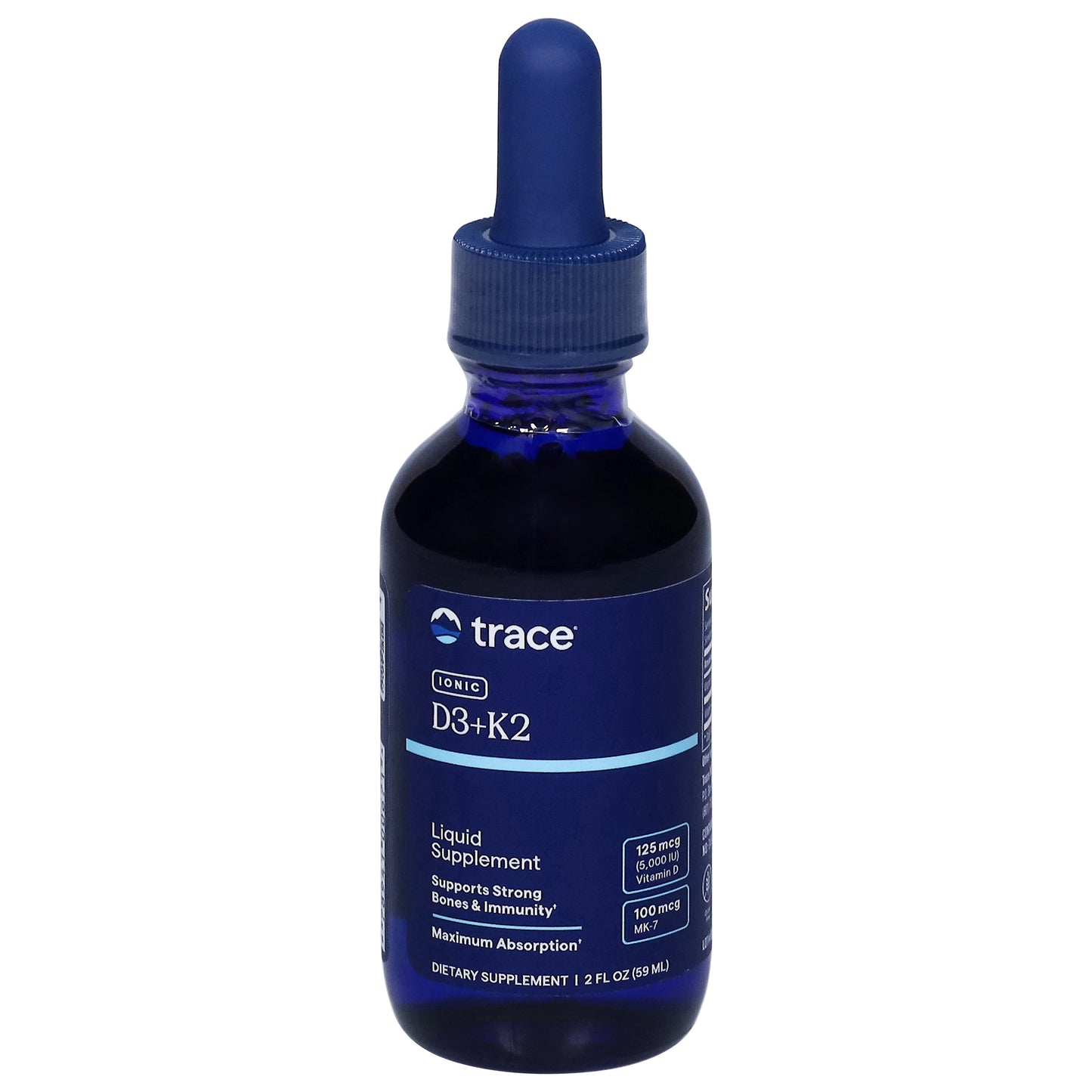 Trace D3+K2 Liquid Supplement 2 fl oz