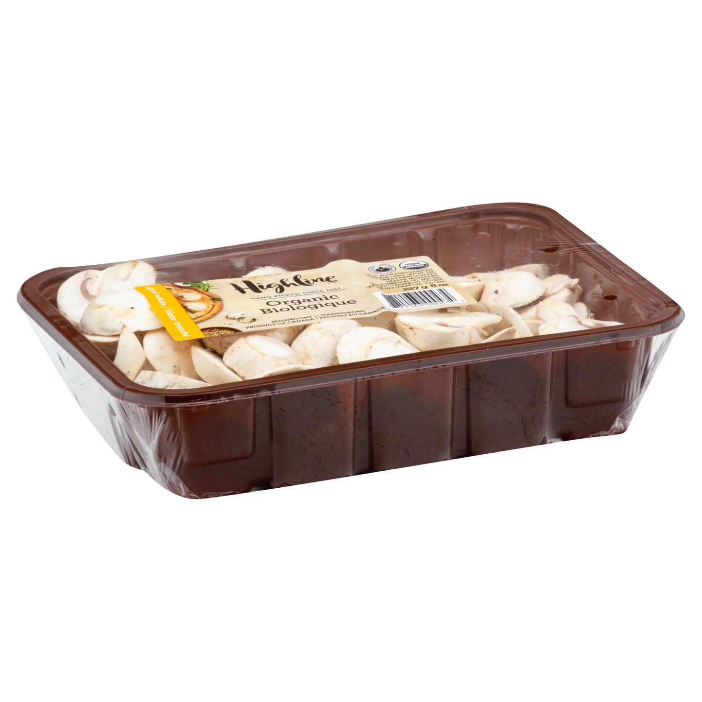 Mushrooms 8 oz - White Sliced