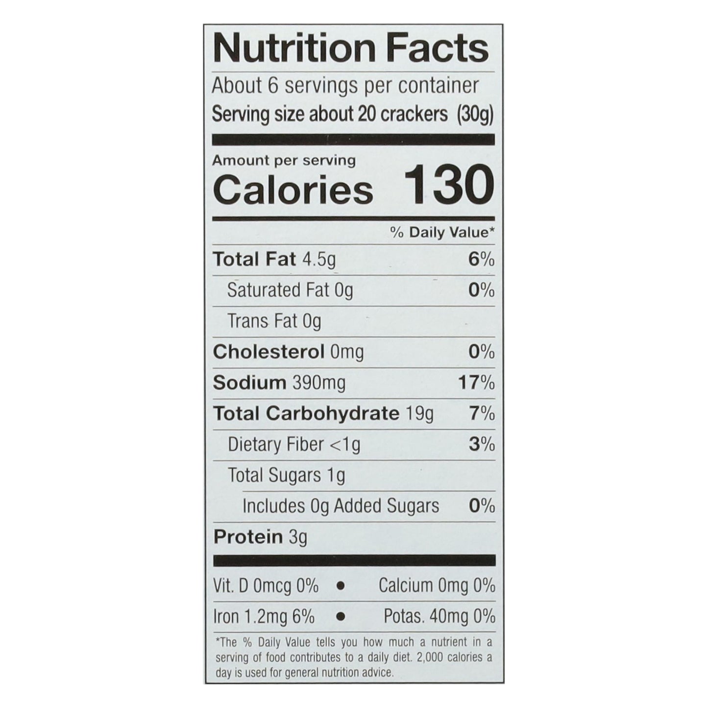 Pretzelized Snacks Oven Baked Pretzel Sea Salt Crackers Bite Sized 6.5 oz