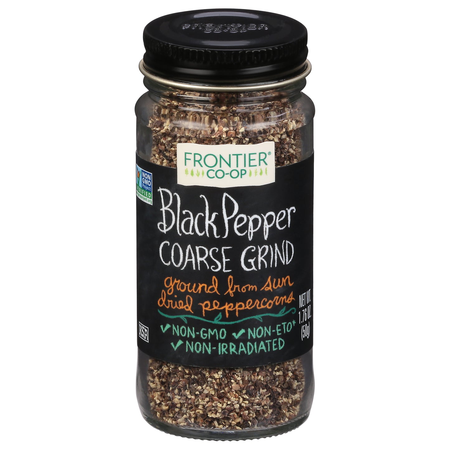 Frontier Co-op Coarse Grind Black Pepper 1.76 oz