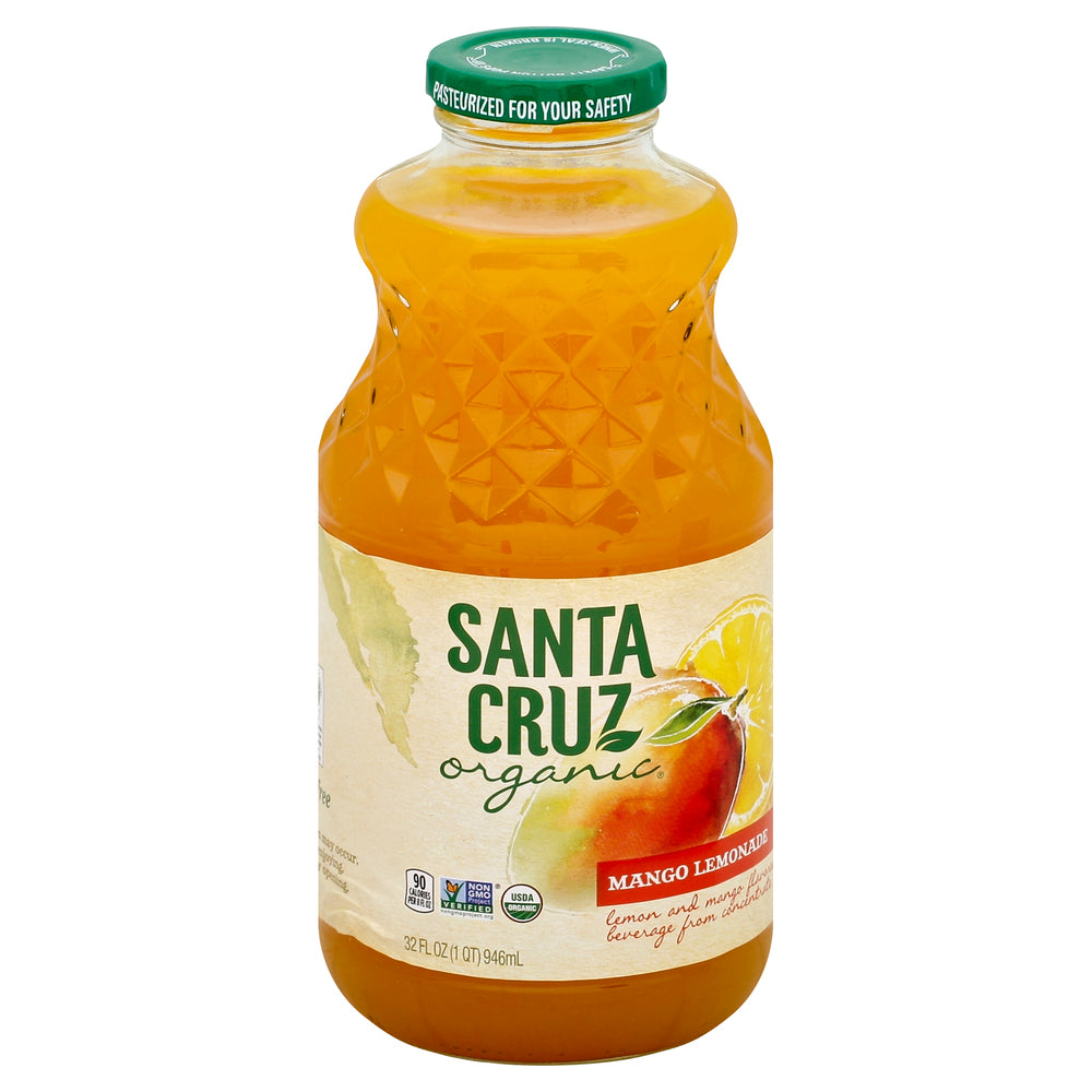 Santa Cruz Organic, Organic Lemonade Mango, 32 Fl Oz