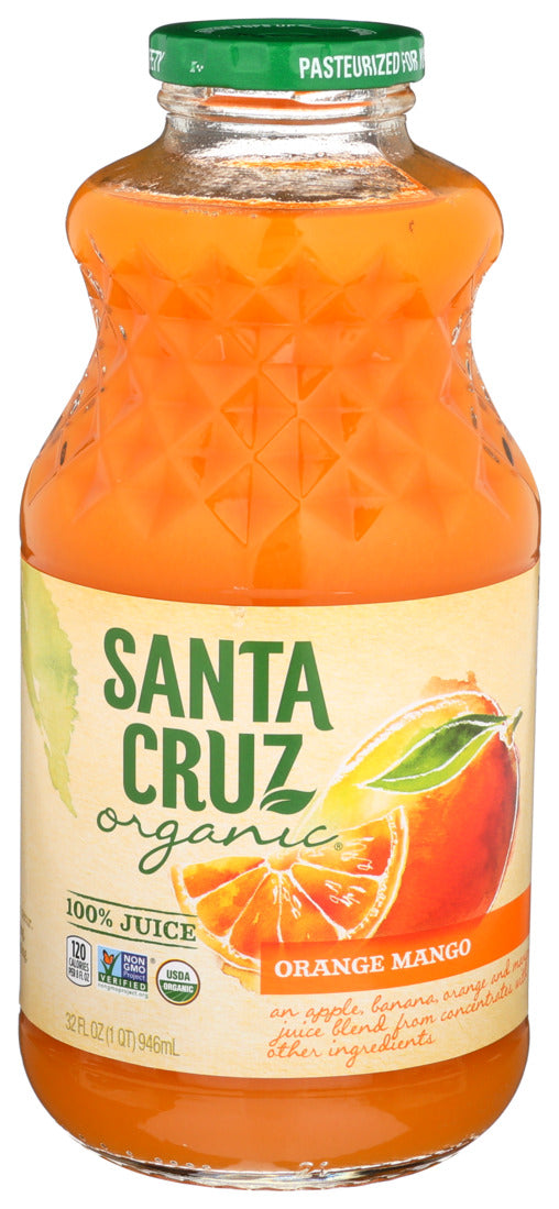 Santa Cruz Organic, Fruit Juice Orange Mango, 32 Oz