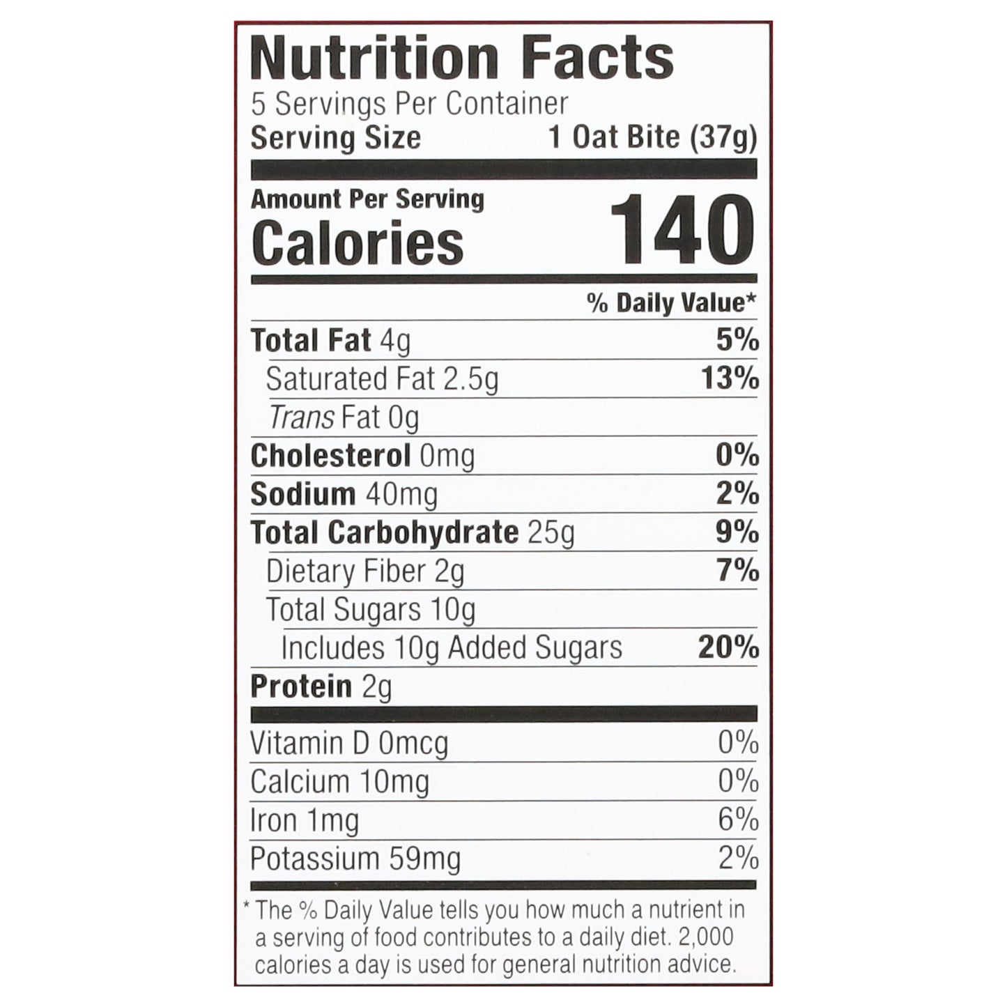 Bobo's Stuff'd Strawberry Oat 5 - 1.3 oz Bites