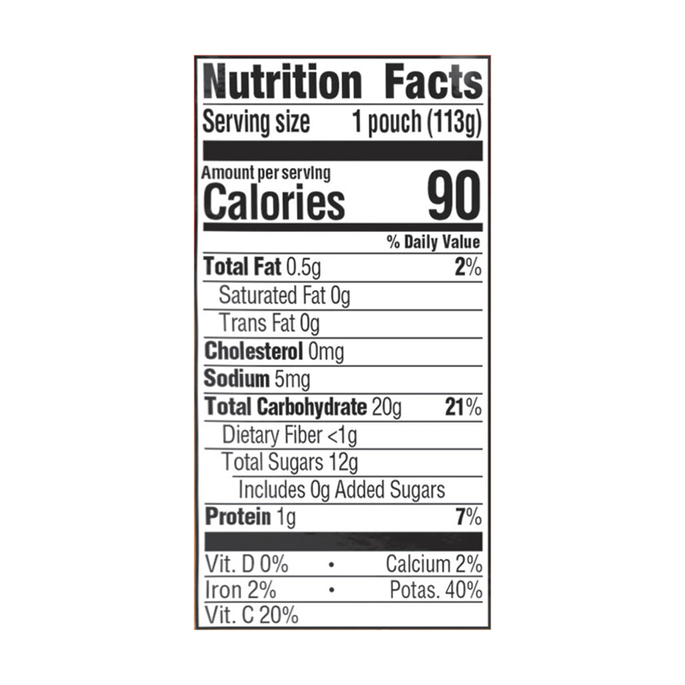 Happy Baby Organics Clearly Crafted Stage 2 Bananas, Raspberries & Oats Pouch 4oz UNIT