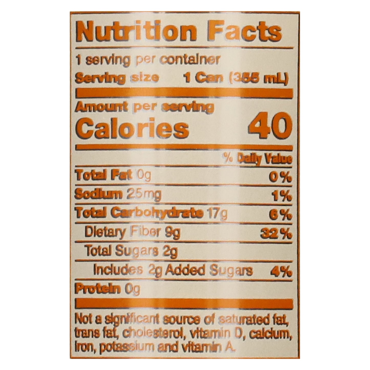 Olipop Cream Soda 12 fl oz