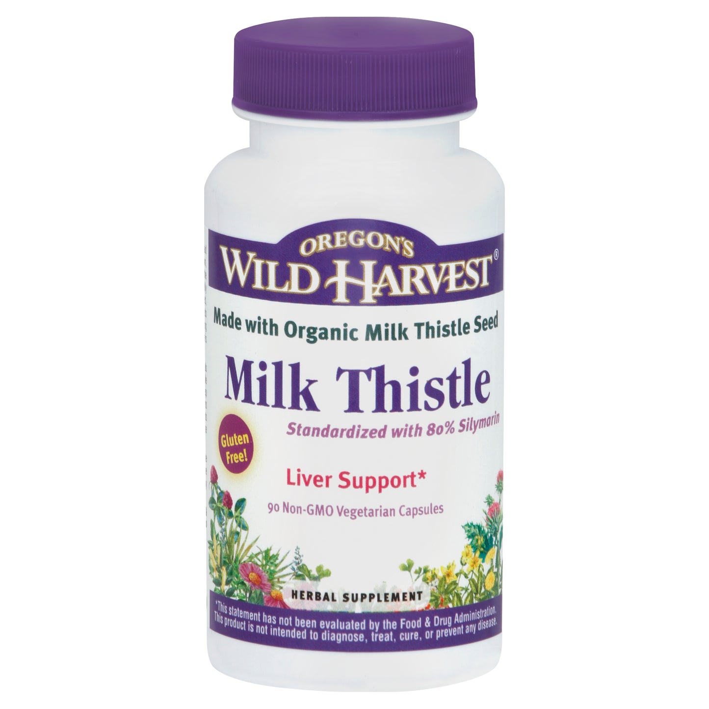 Oregons Wild Harvest Milk Thistle 90 ea