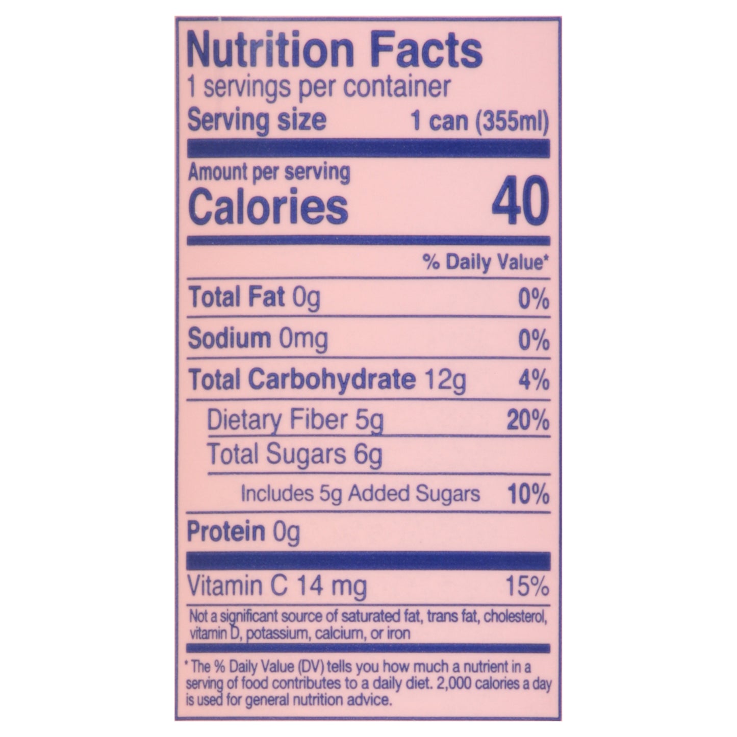 Wildwonder Prebiotic + Probiotic Guava Rose Sparkling Drink 12 fl oz