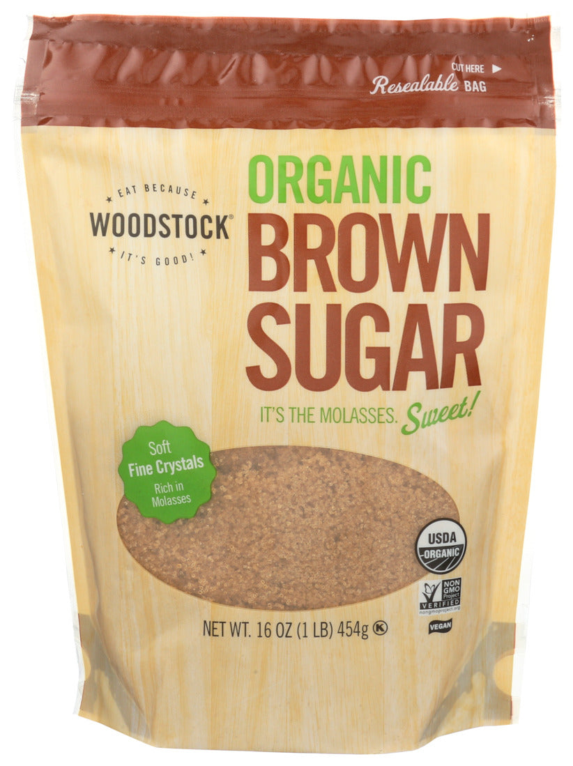 Woodstock Organic Brown Sugar, 16 oz