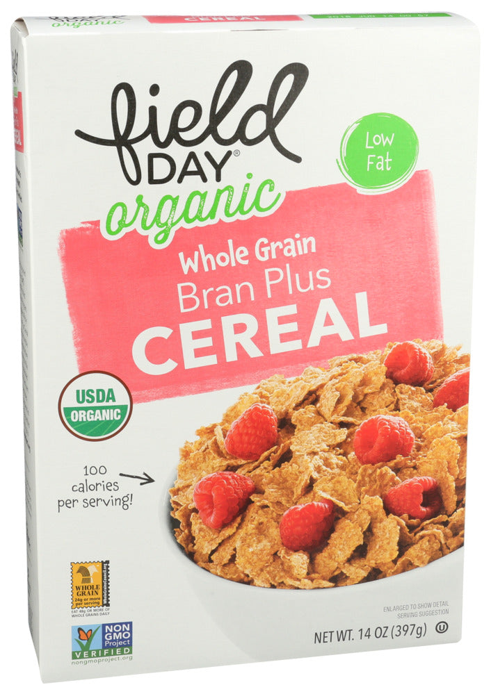 Field Day Whole Grain Bran Plus Cereal Organic 14 oz