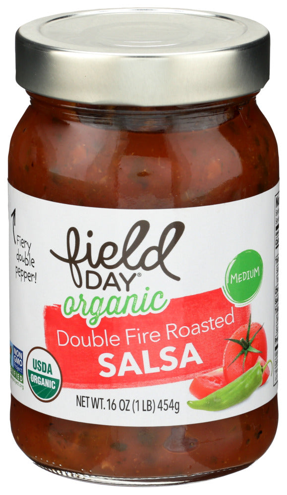 Field Day Salsa Double Fire Roasted Organic 16 oz