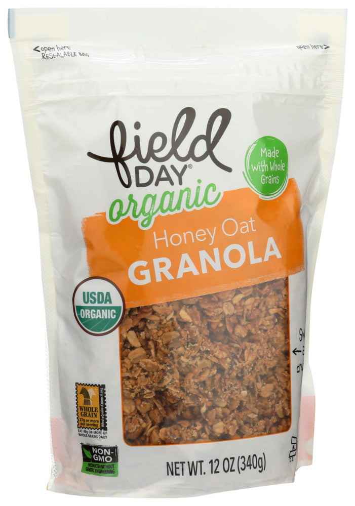 Field Day Honey Oat Granola Organic 12 oz