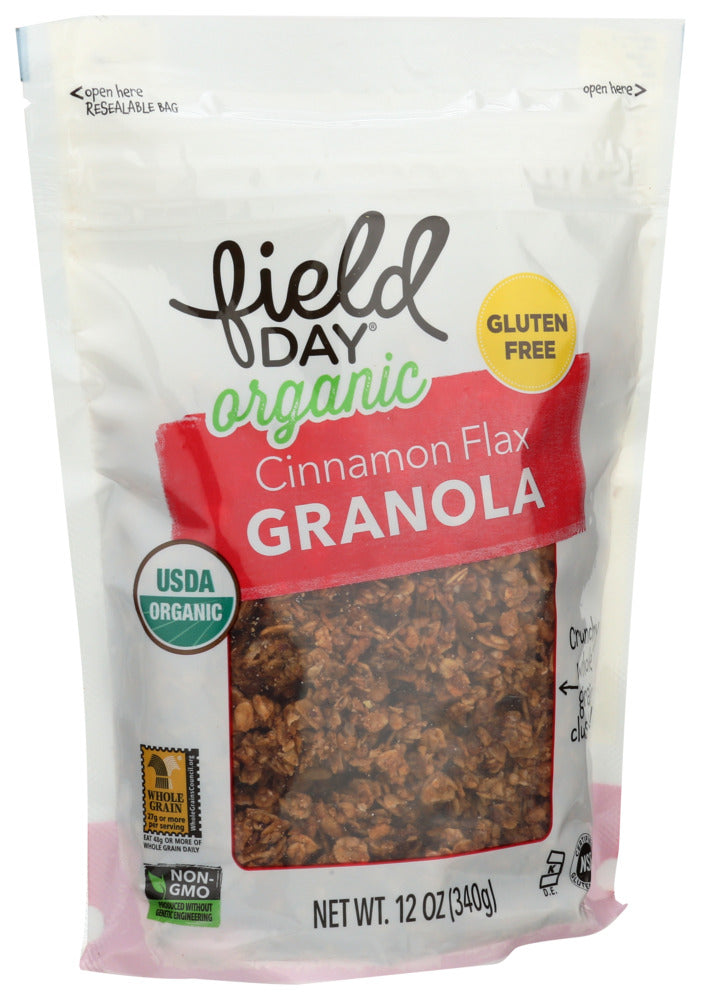 Field Day Cinnamon Flax Granola Organic 12 oz