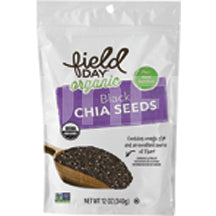 Field Day Organic Black Chia Seed