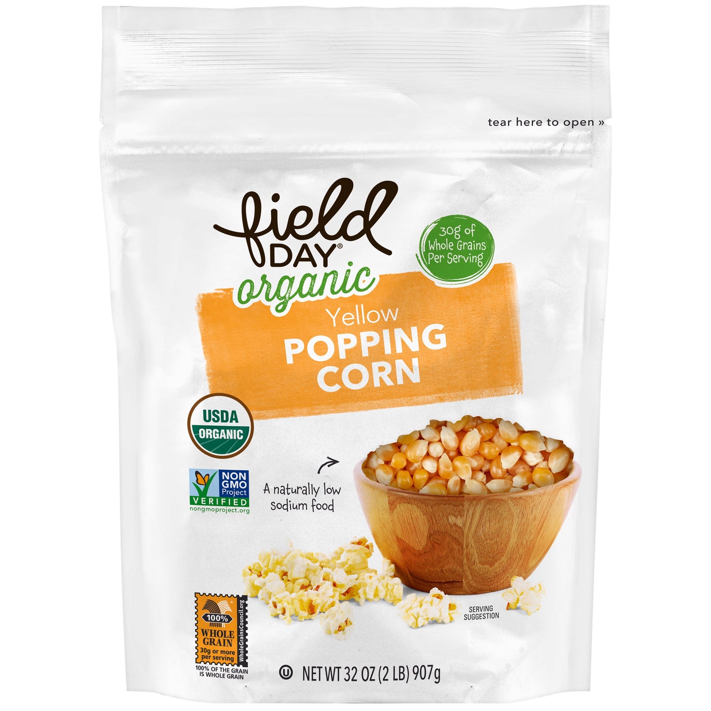Field Day Yellow Popping Corn