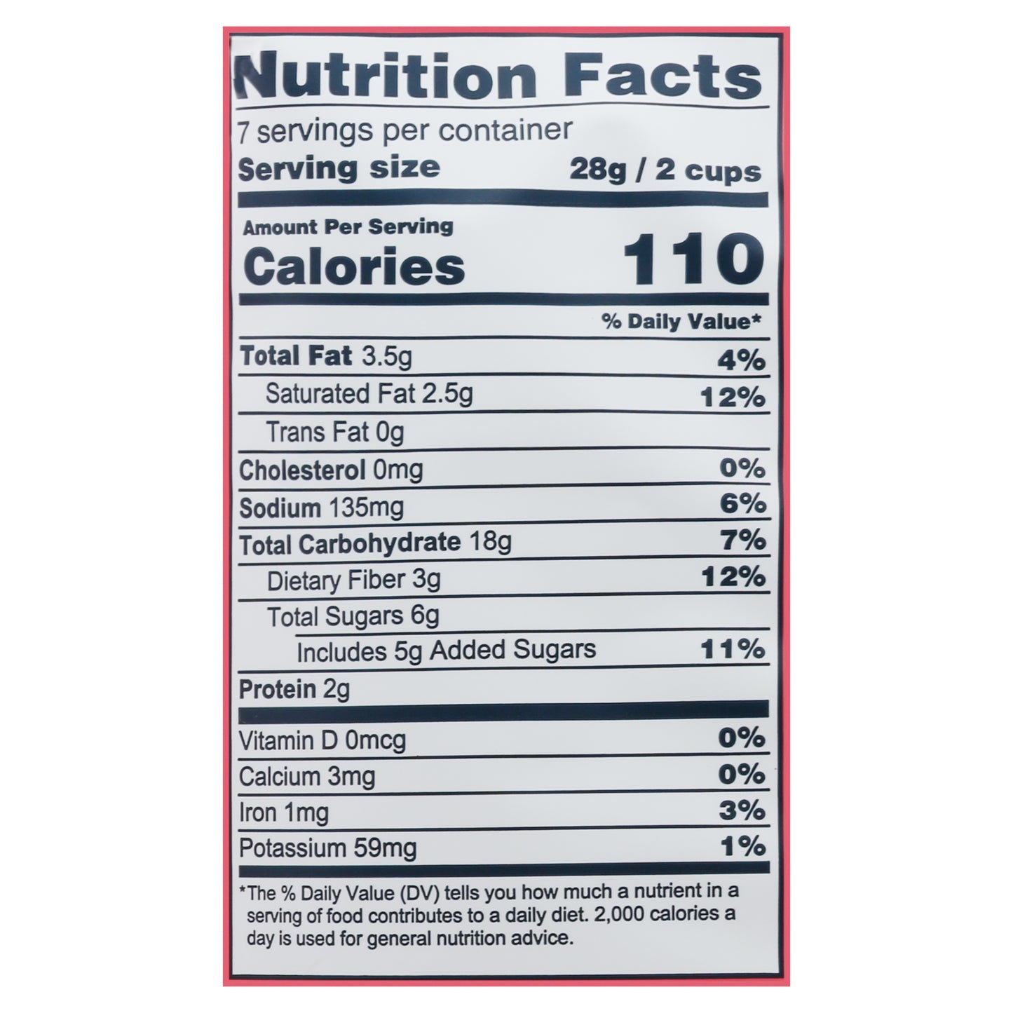 LesserEvil Dark Chocolate + Himalayan Pink Salt Popcorn 7 oz