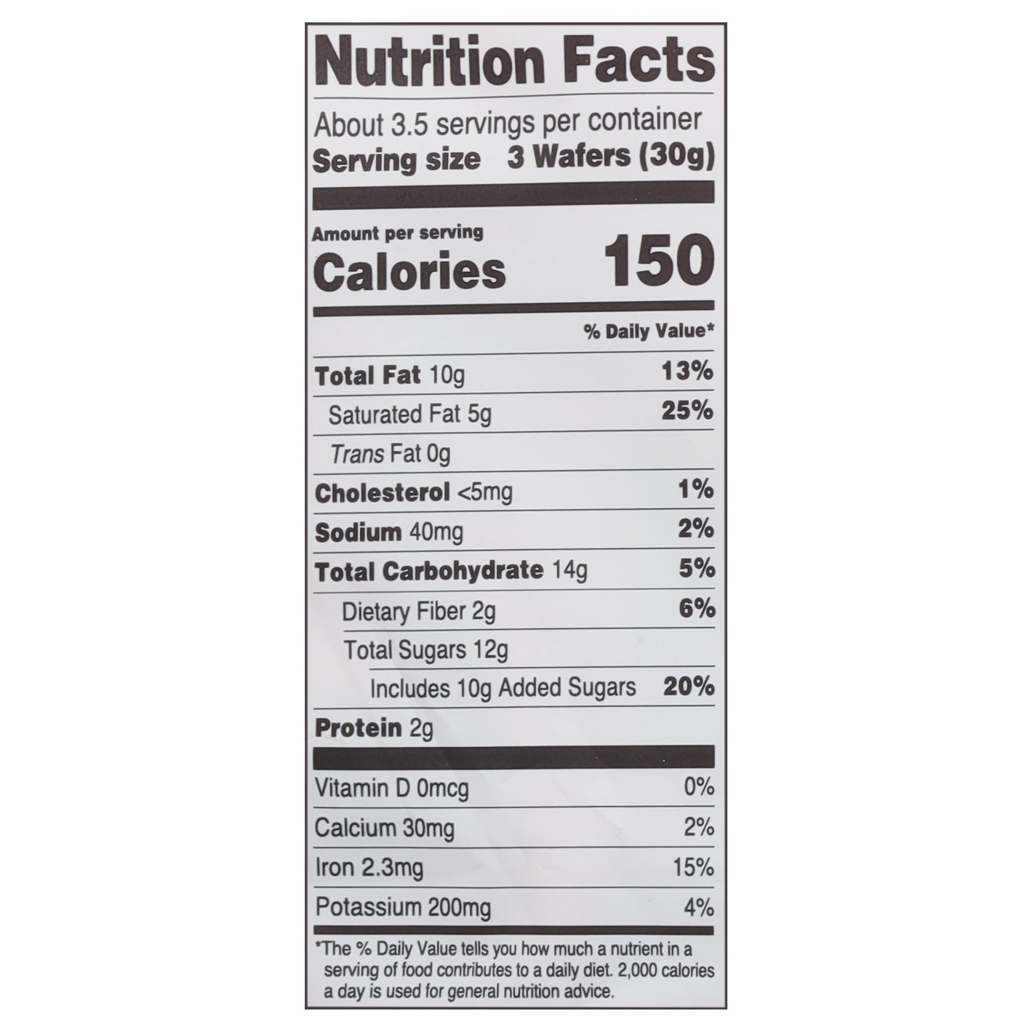 Little Secrets Peanut Butter Mini Crispy Wafers in Dark Chocolate 3.5 oz