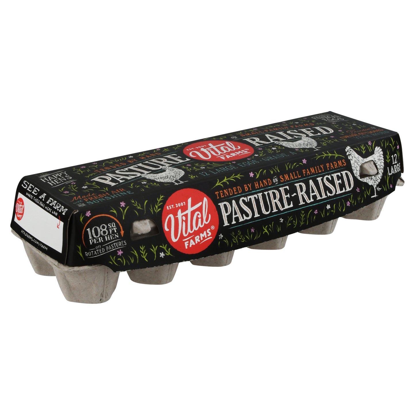 Vital Farms Large Pasture-Raised Eggs 12 ea