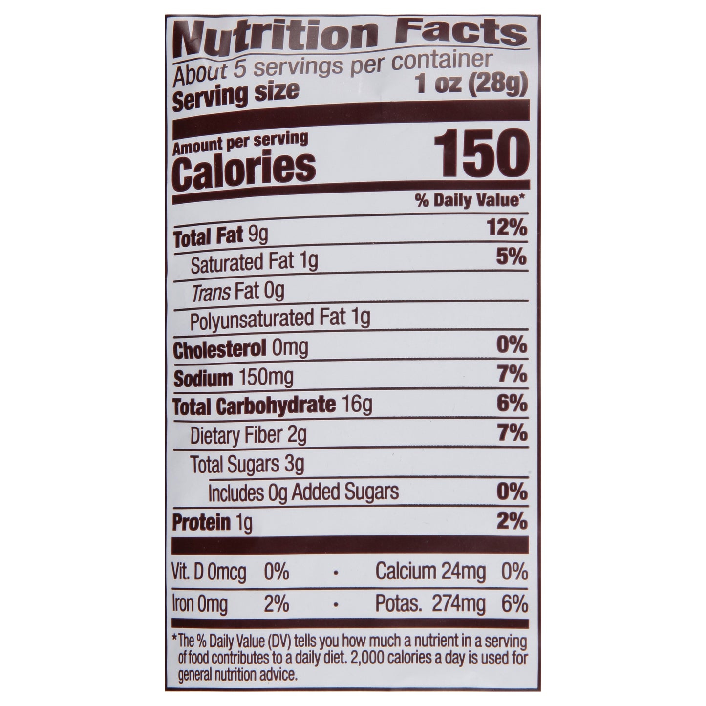 Jackson's Sweet Sea Salt Potato Chips 5 oz