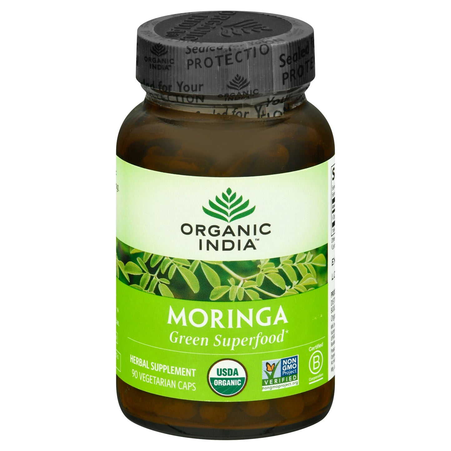 Organic India Vegetarian Caps Moringa 90 ea