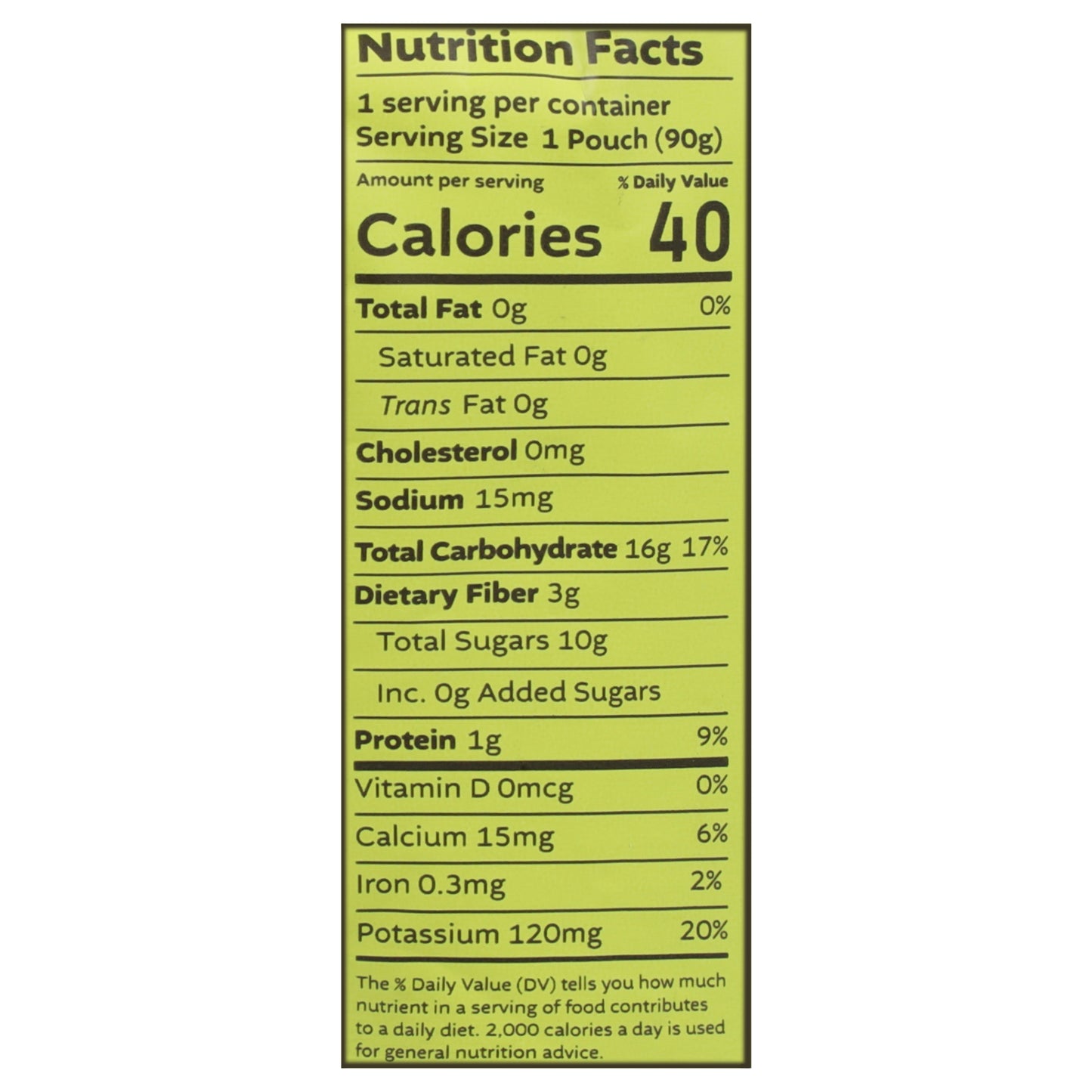 White Leaf Provisions Pear + Banana + Kiwi Baby Food 3.17 oz