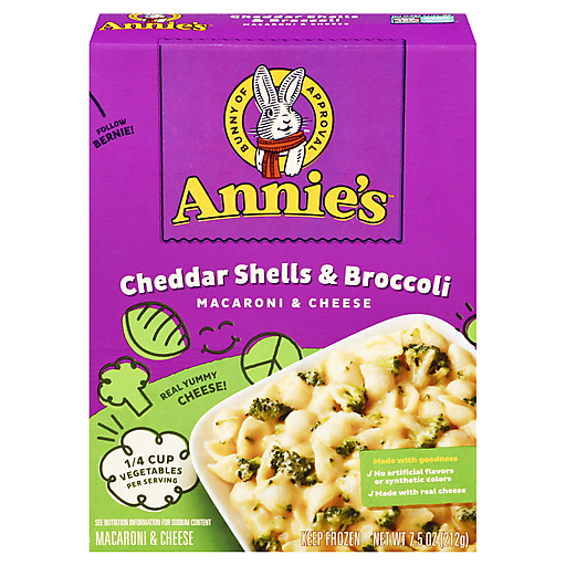 Annie's Macaroni & Cheese, Cheddar Shells & Broccoli