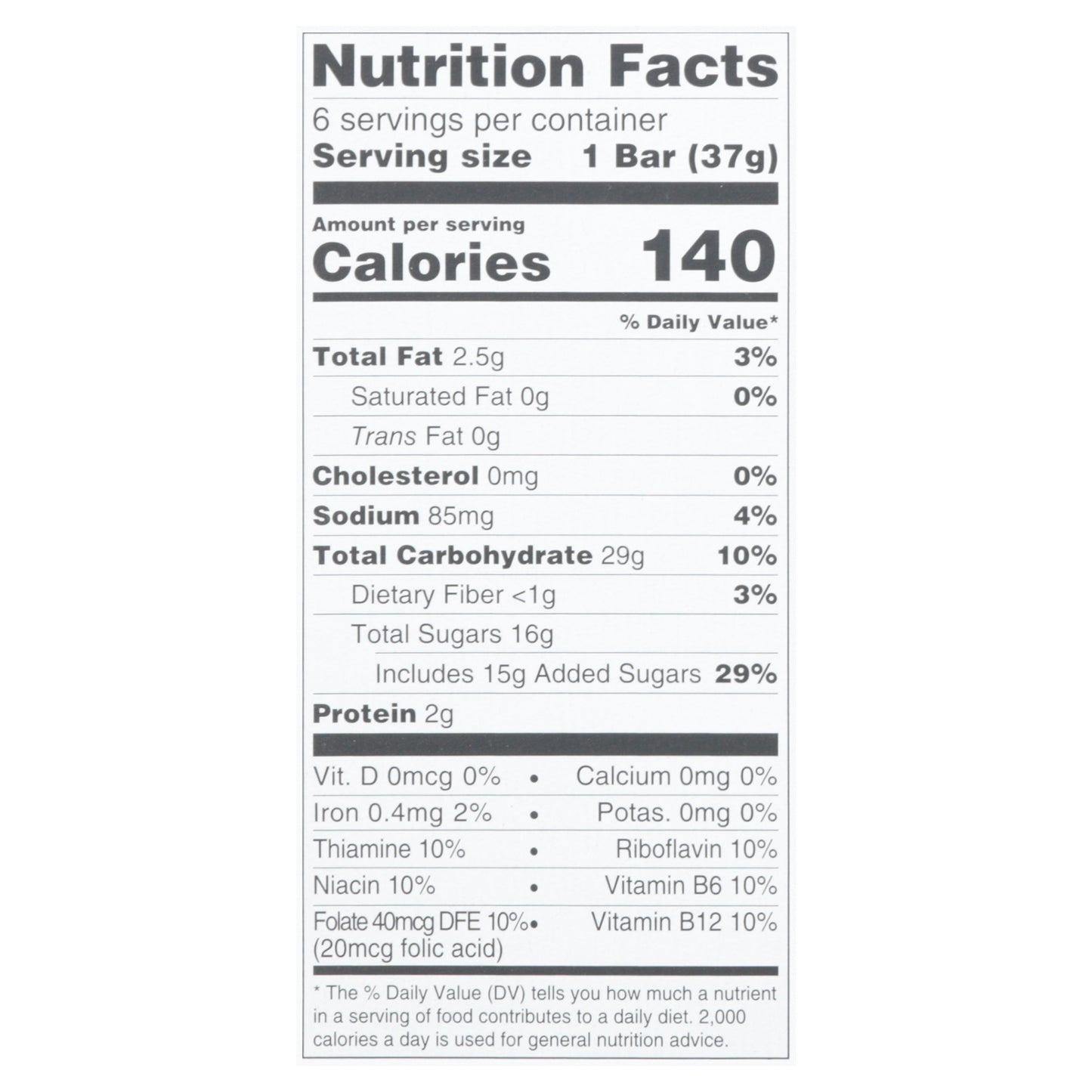 Field Day Apple Cinnamon Fruit & Grain Cereal Bars Packed, Unspecified 6 - 1.3 oz (37 g) Bars
