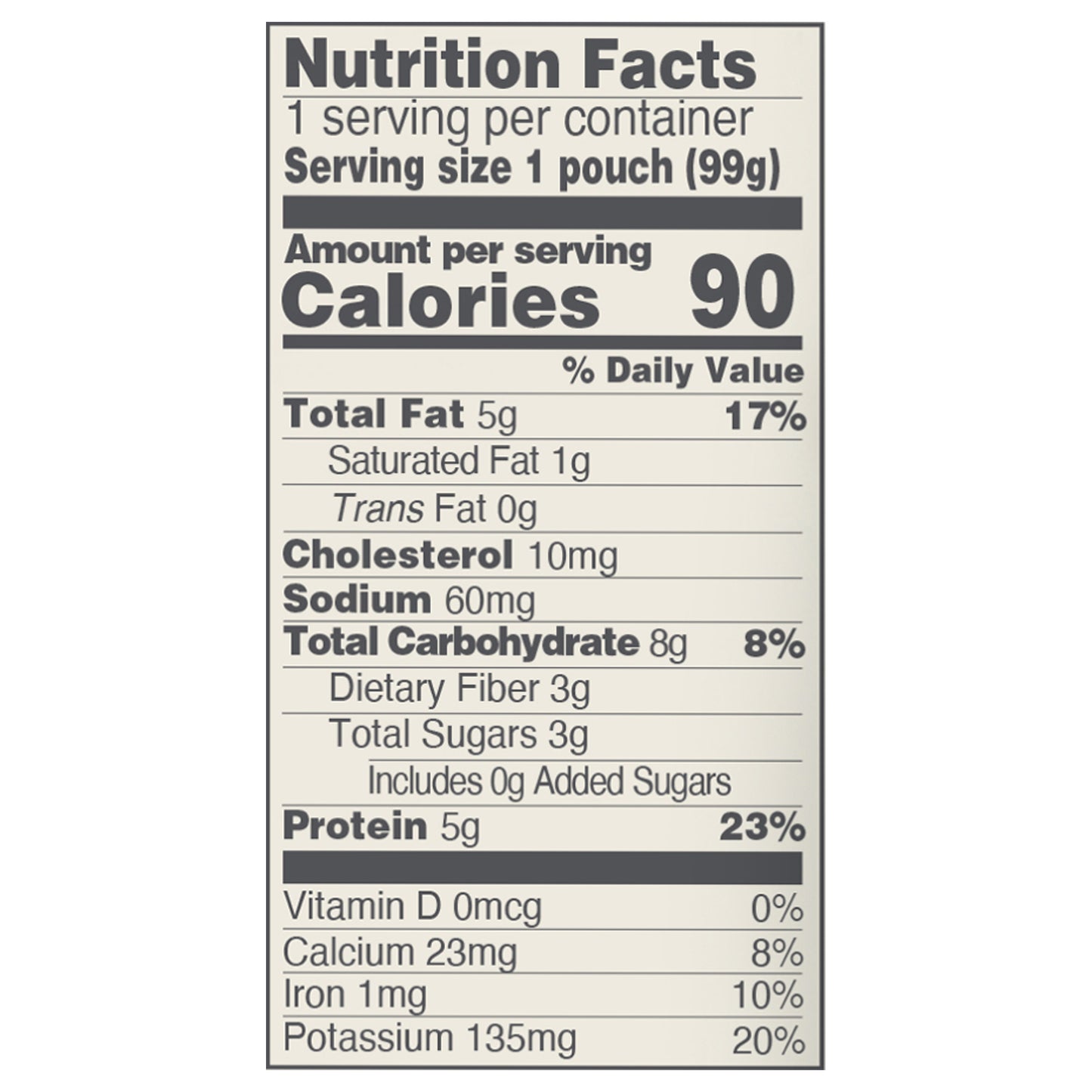 Serenity Kids Free Range Chicken with Organic Peas and Carrots Pouch, 3.5oz