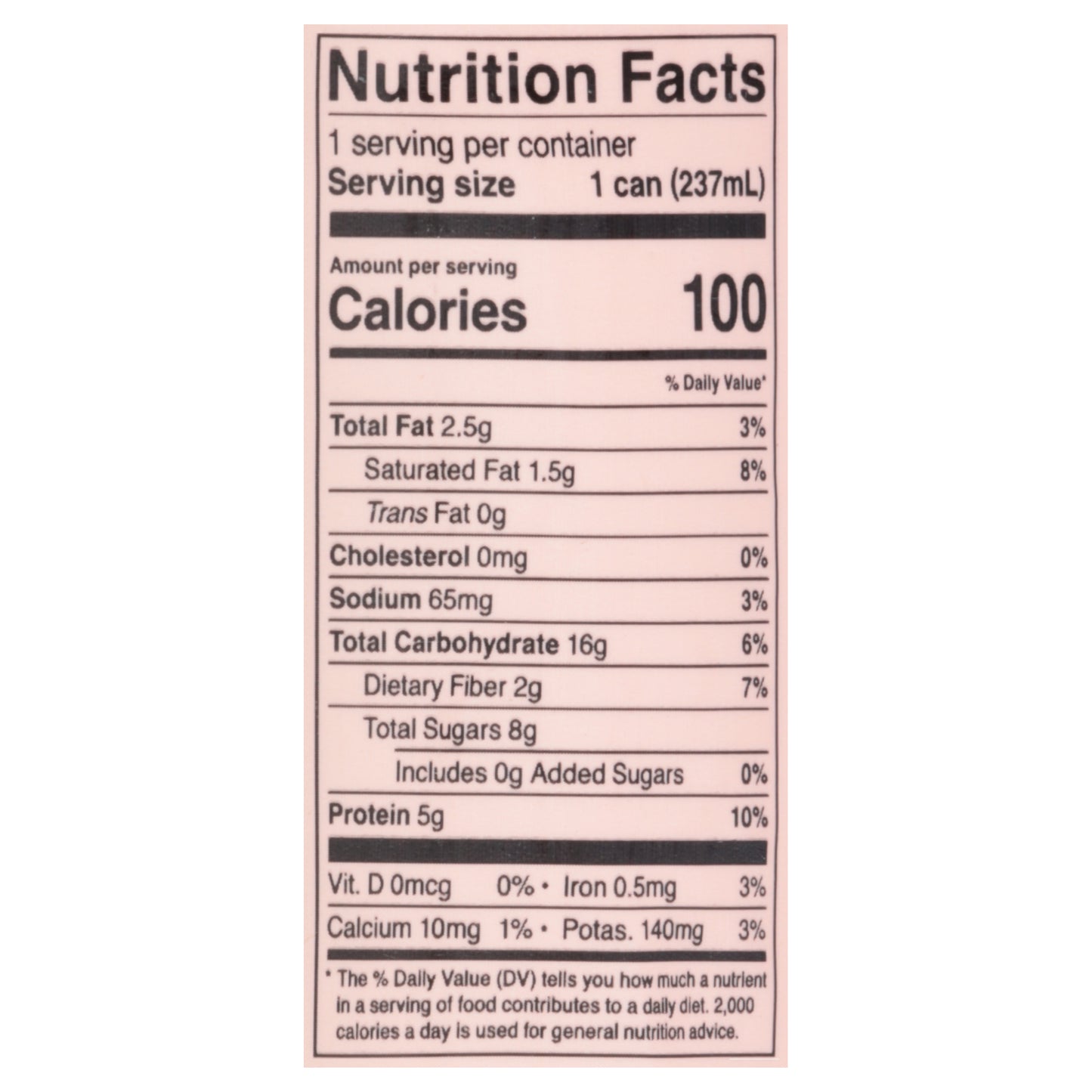 Pop & Bottle +Collagen Vanilla Cold Brew Oat Milk Latte 8 fl oz