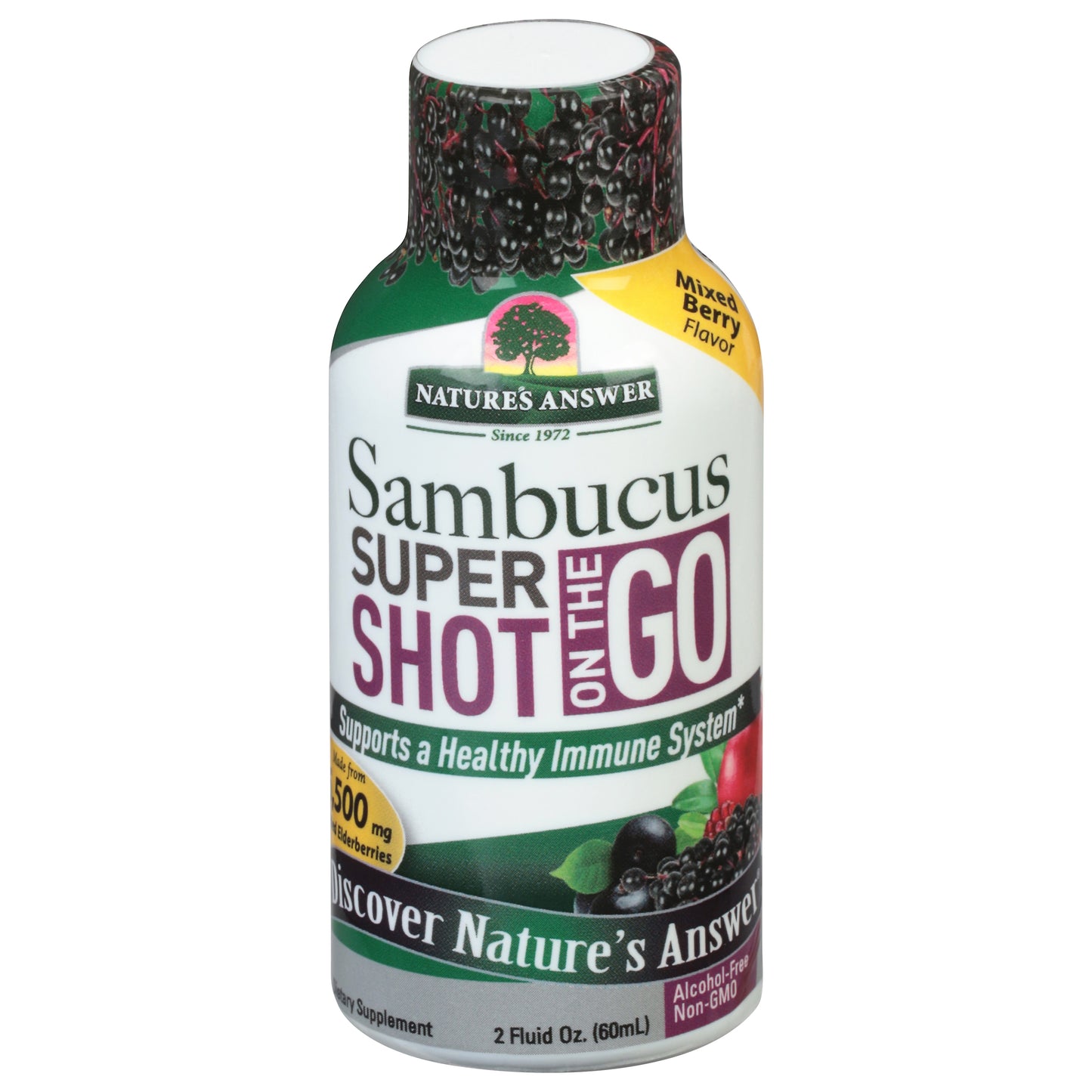 Nature's Answer 6500 mg Mixed Berry Flavor Super Shot 2 fl oz