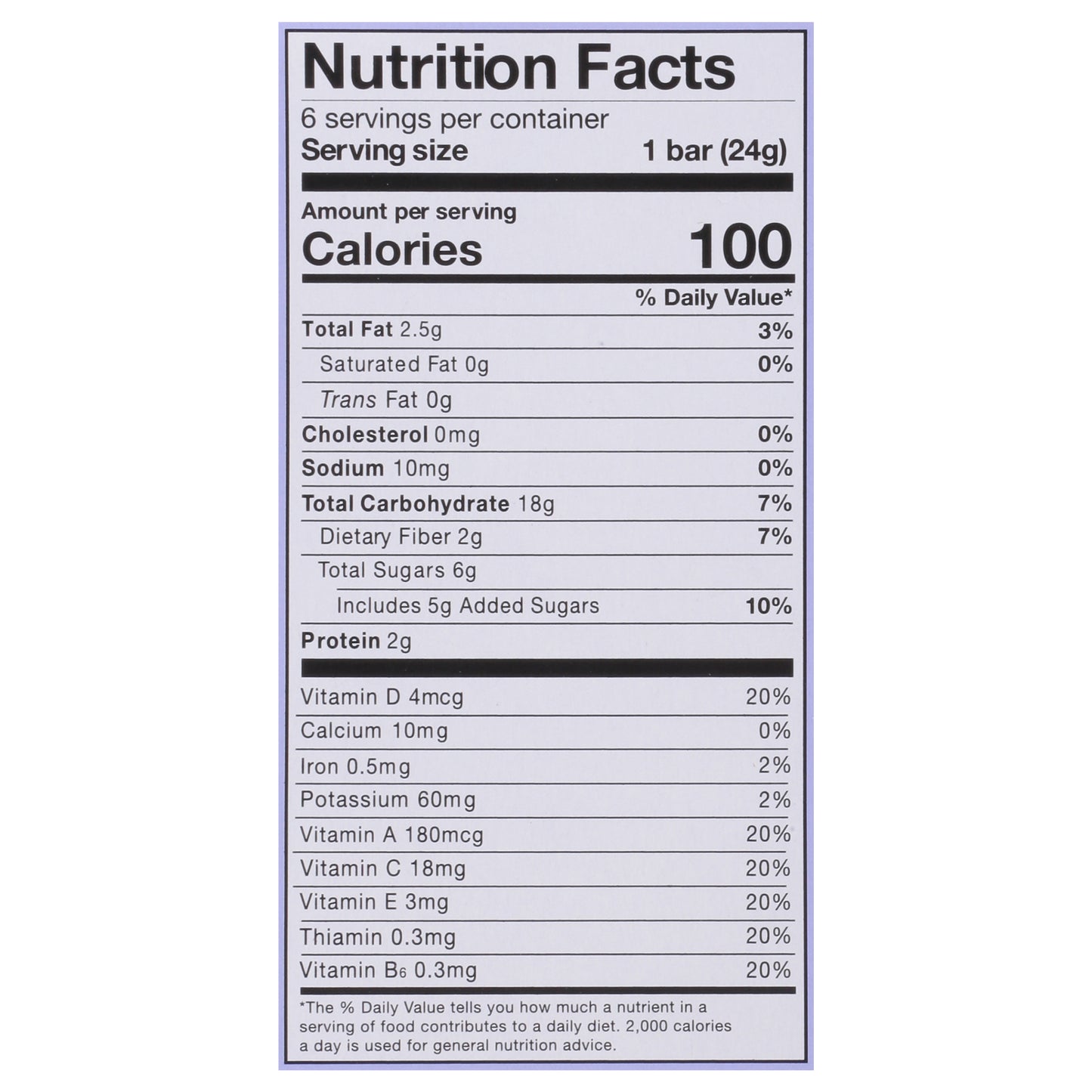 MadeGood Mixed Berry Granola Bars 6 - 0.85 oz Bars