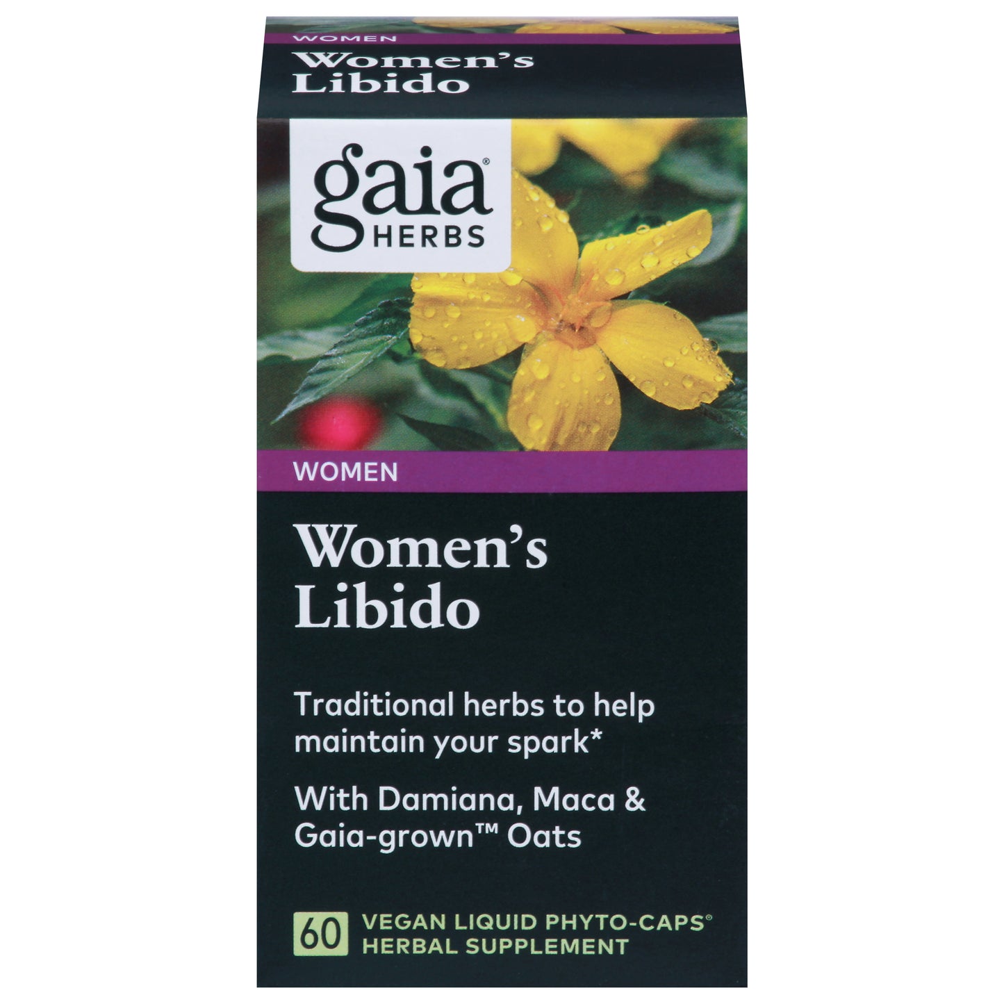 Gaia Herbs Women Women's Libido 60 Vegan Liquid Phyto-Caps
