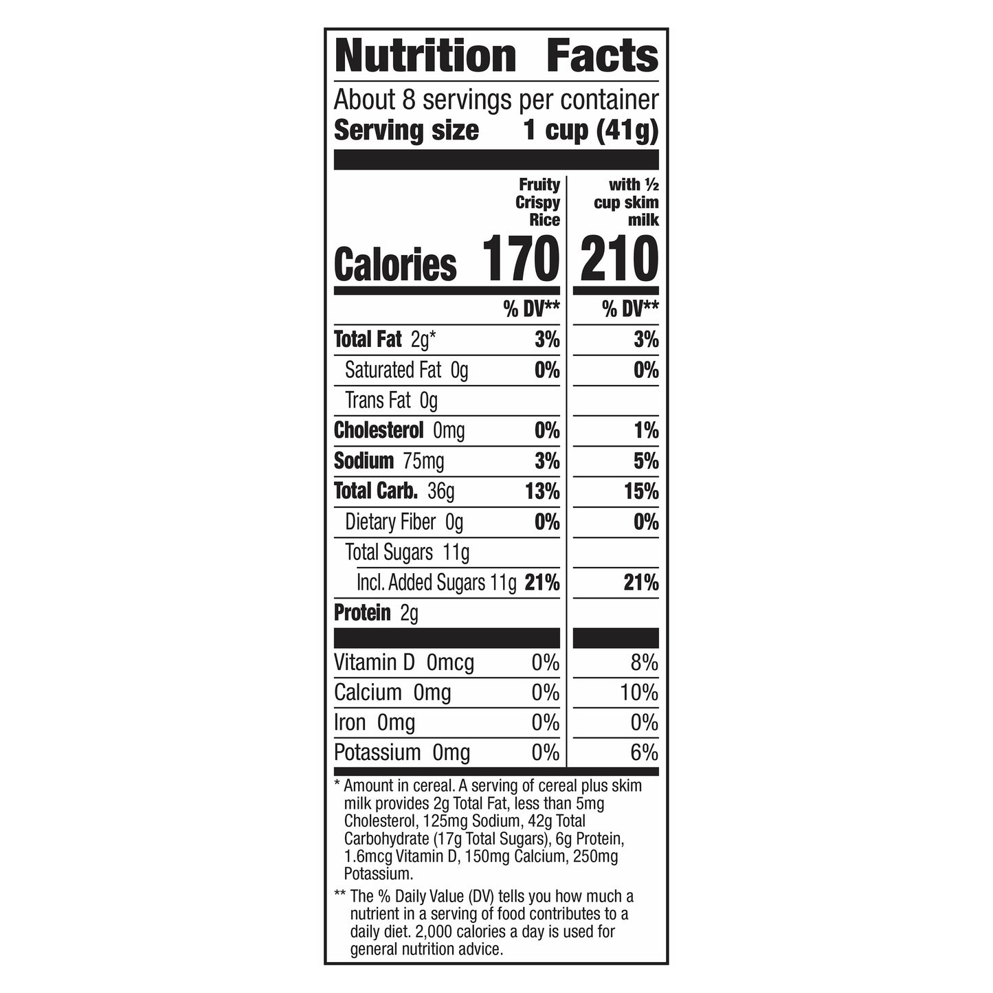 Cascadian Farm Organic Fruity Crispy Rice Cereal 11.5 oz