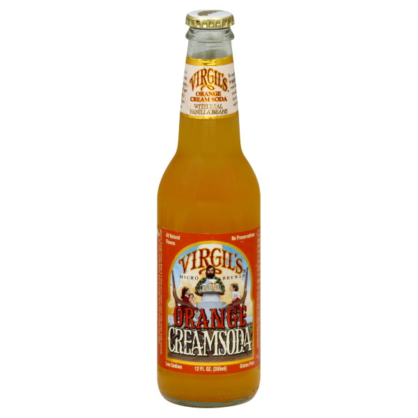 Virgil's Cream Soda 12 oz - Orange