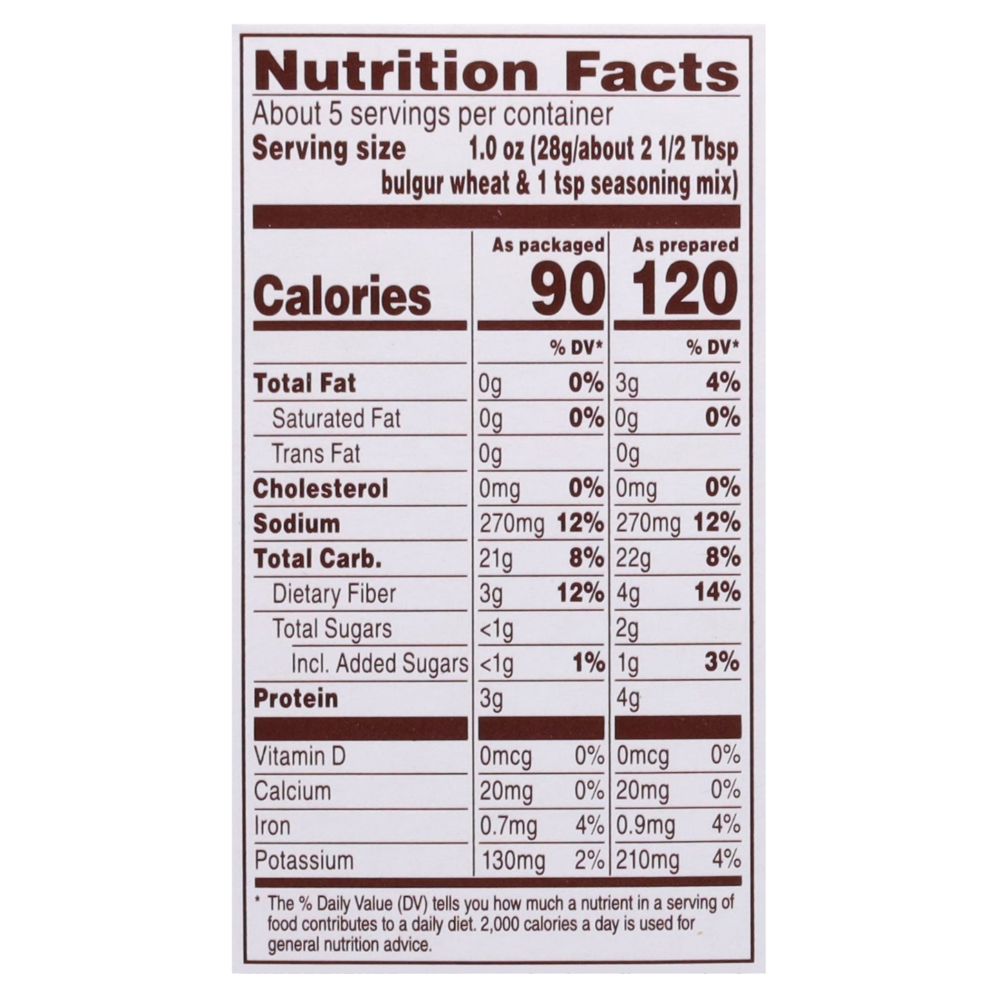 Near East Tabouleh Grain Mix 5.2 oz