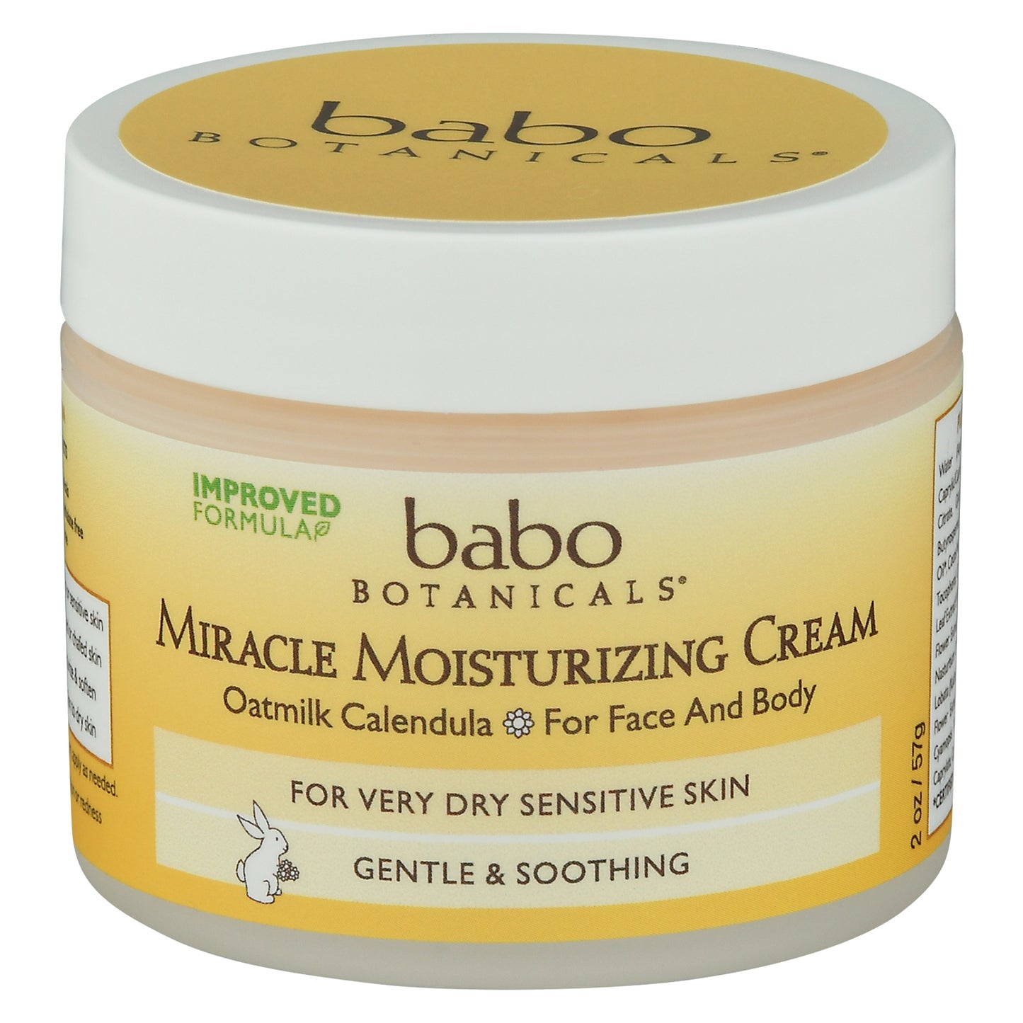 babo Botanicals Gentle & Soothing Miracle Moisturizing Cream 2 oz